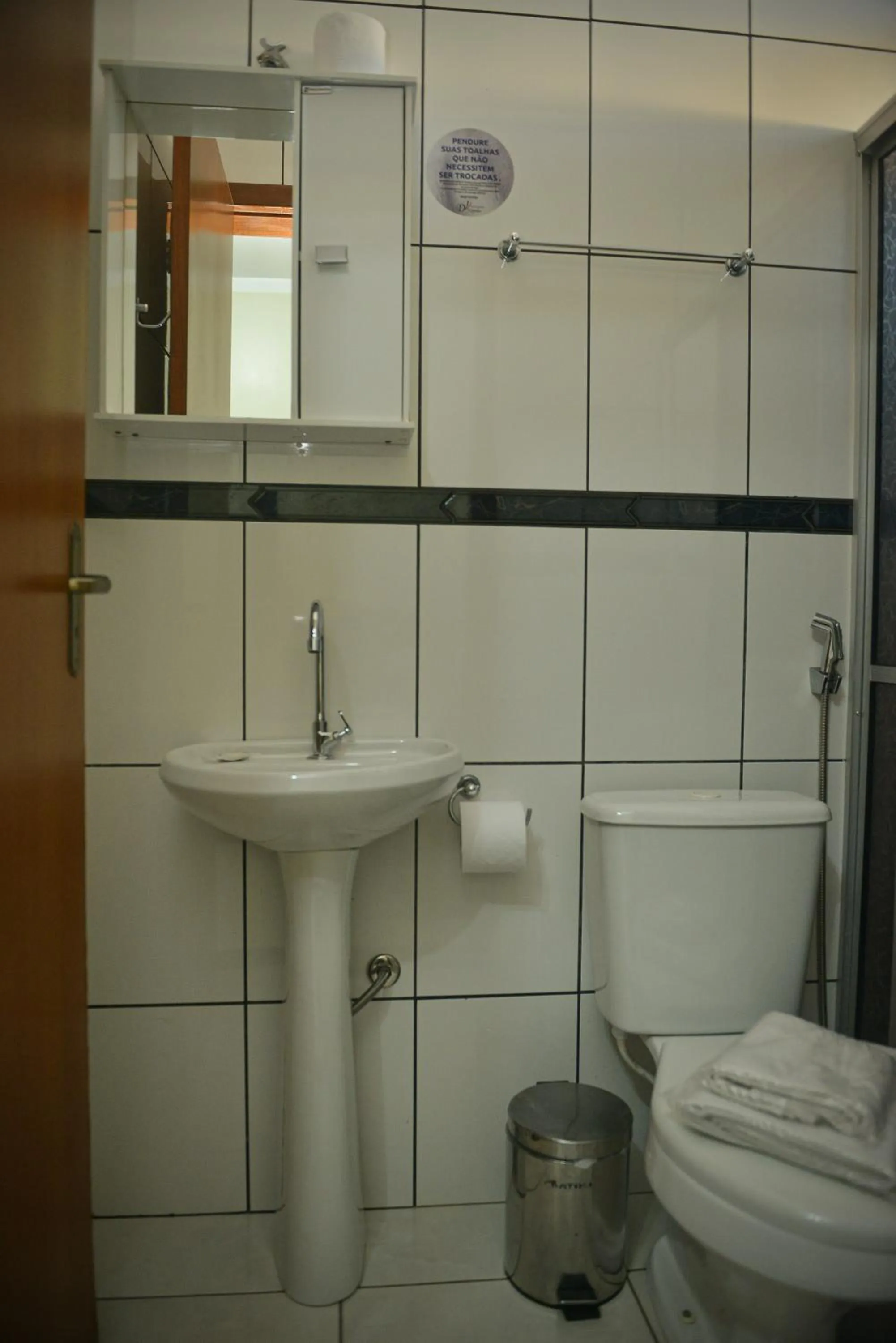 Bathroom in Hotel D'Nápoles