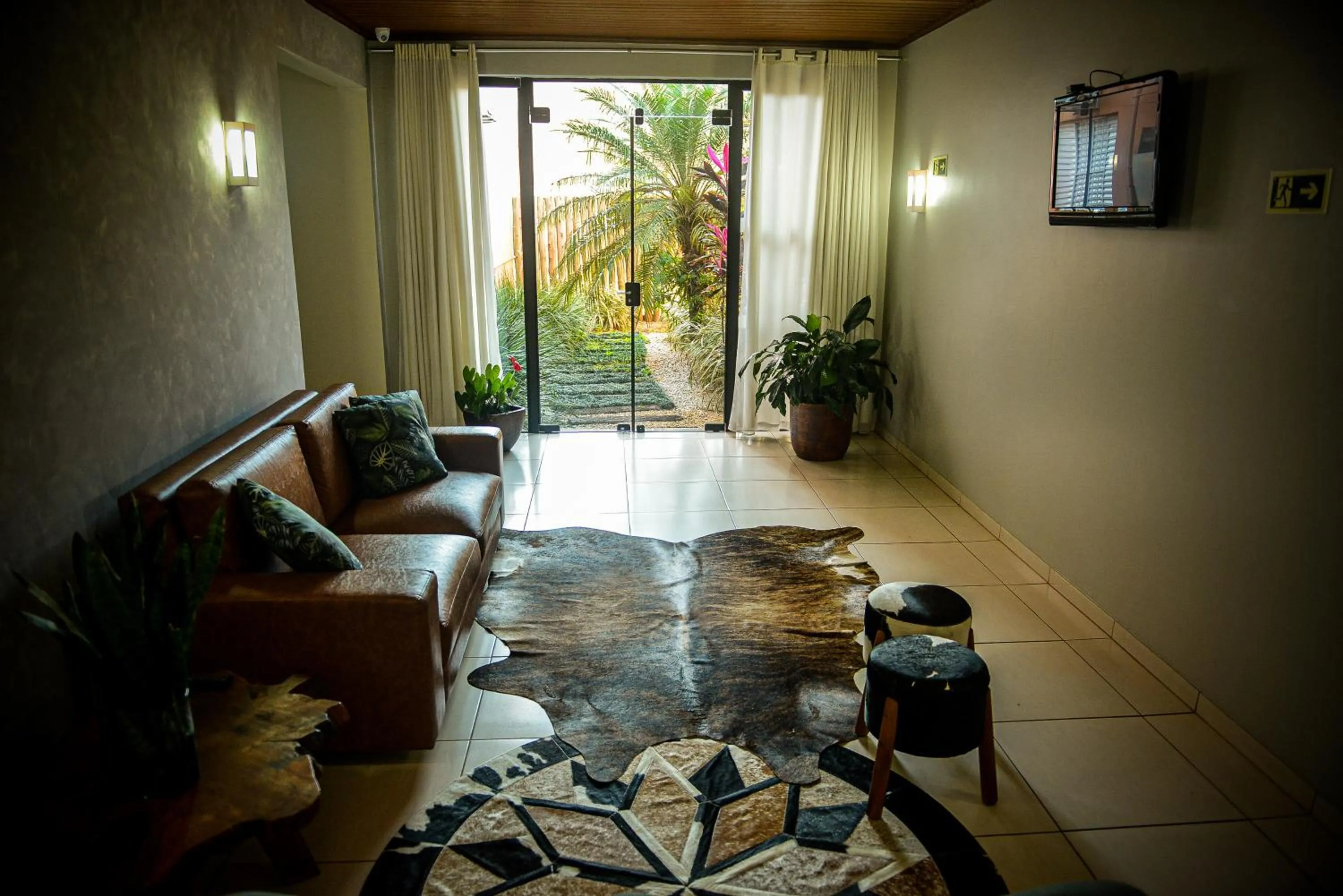 Seating area in Hotel D'Nápoles