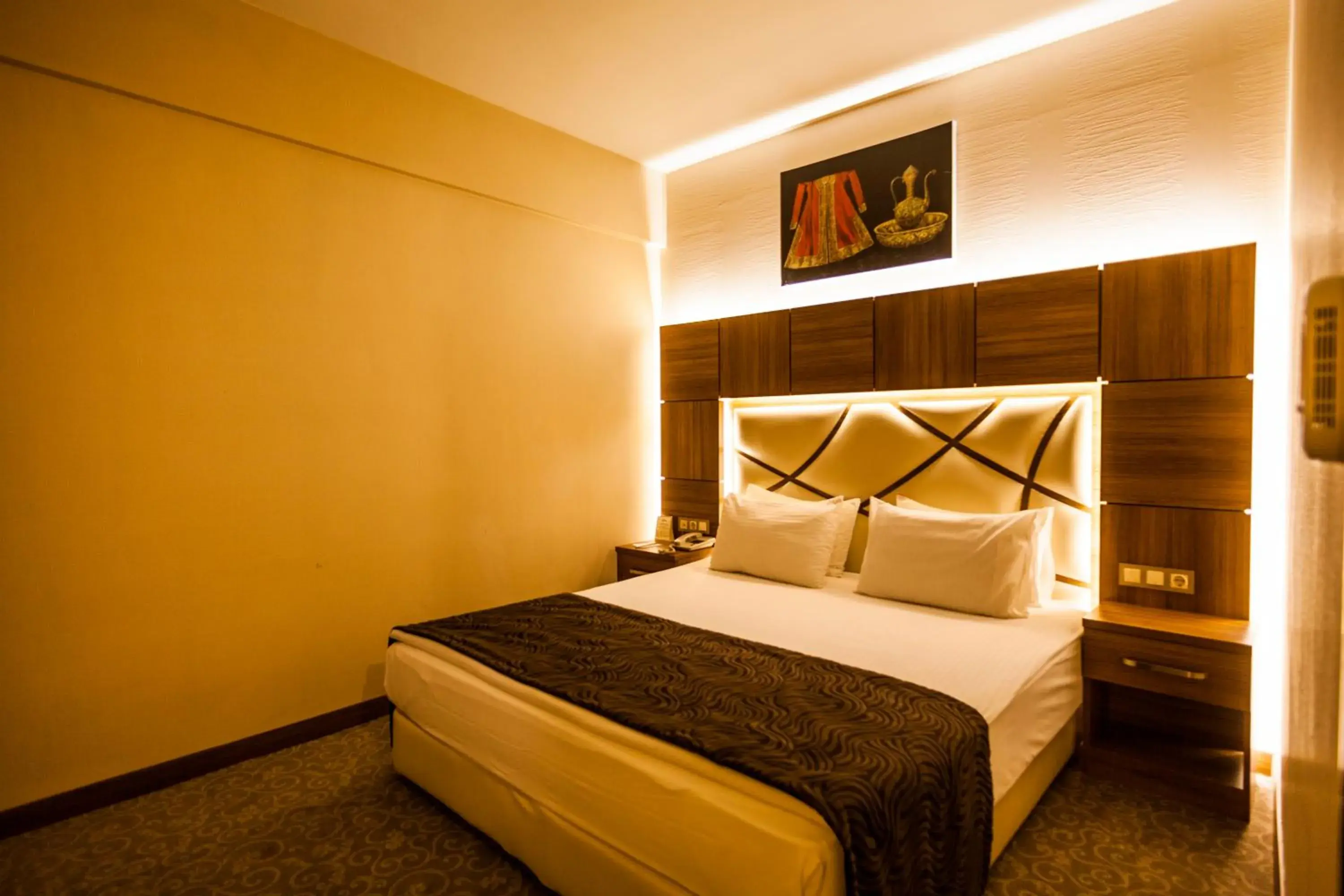 Bed in Rumi Hotel
