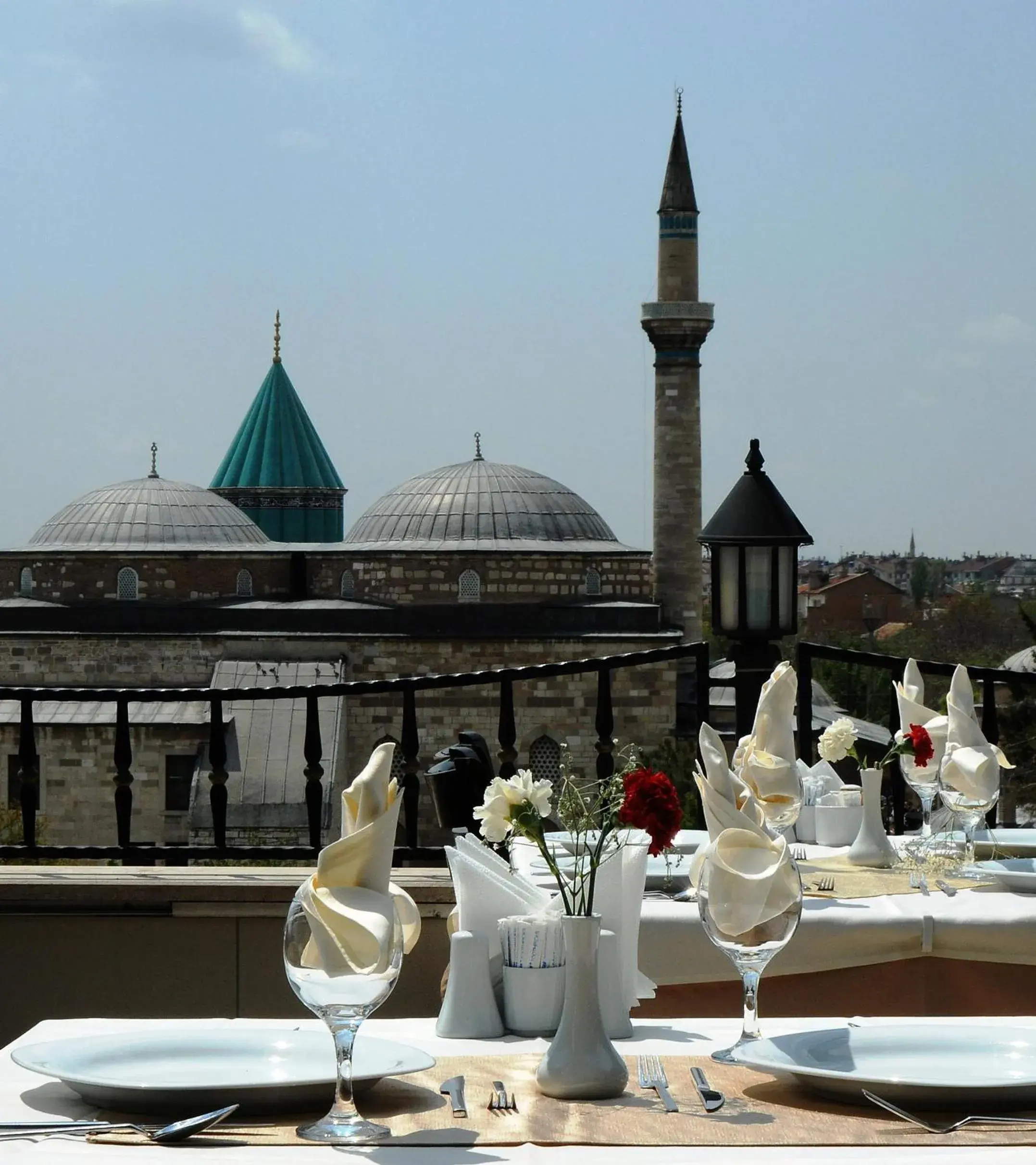 Balcony/Terrace, Restaurant/Places to Eat in Rumi Hotel