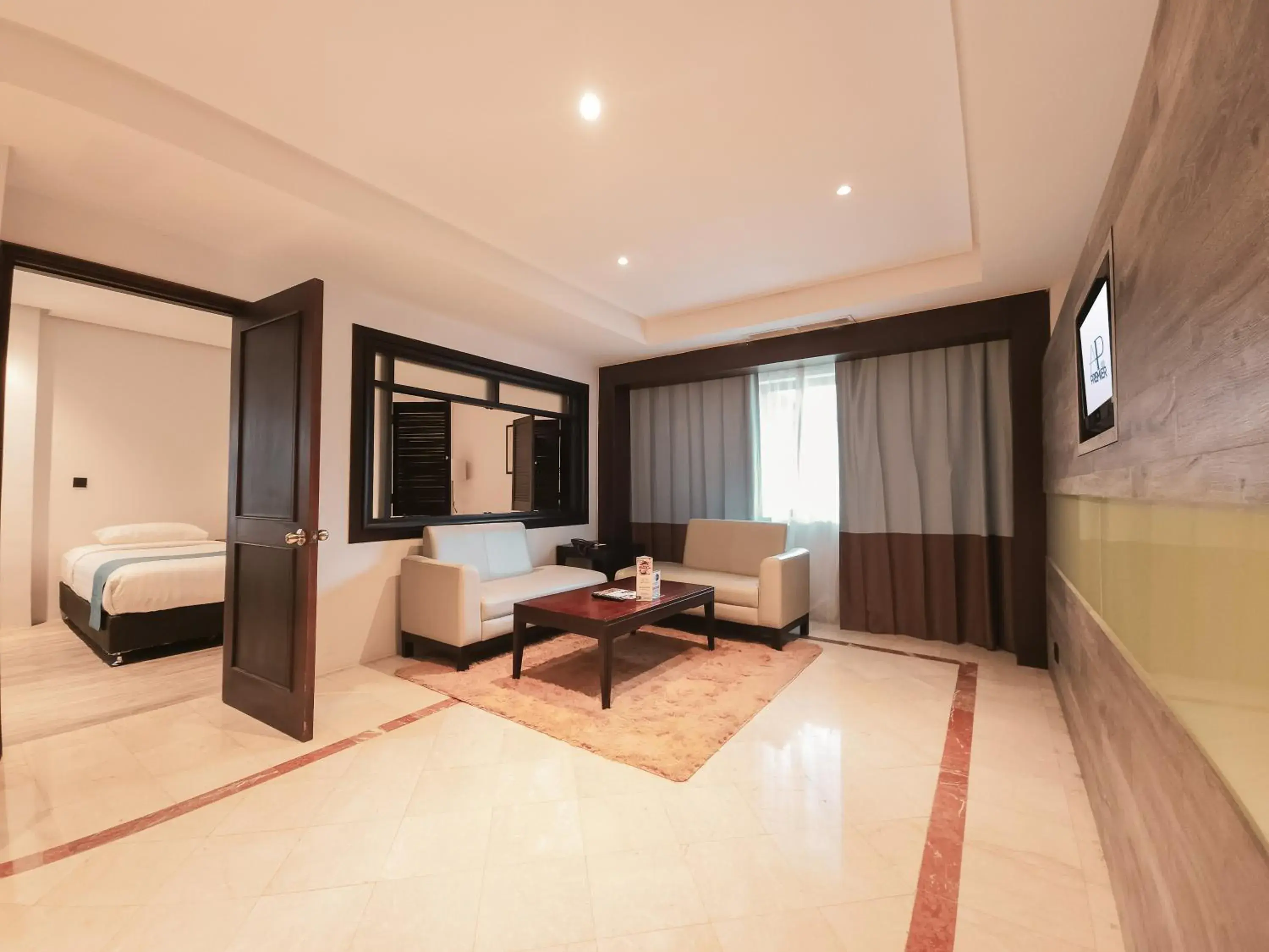 Living room, Bed in AP Premier Batam Living room, Bed in AP Premier Batam