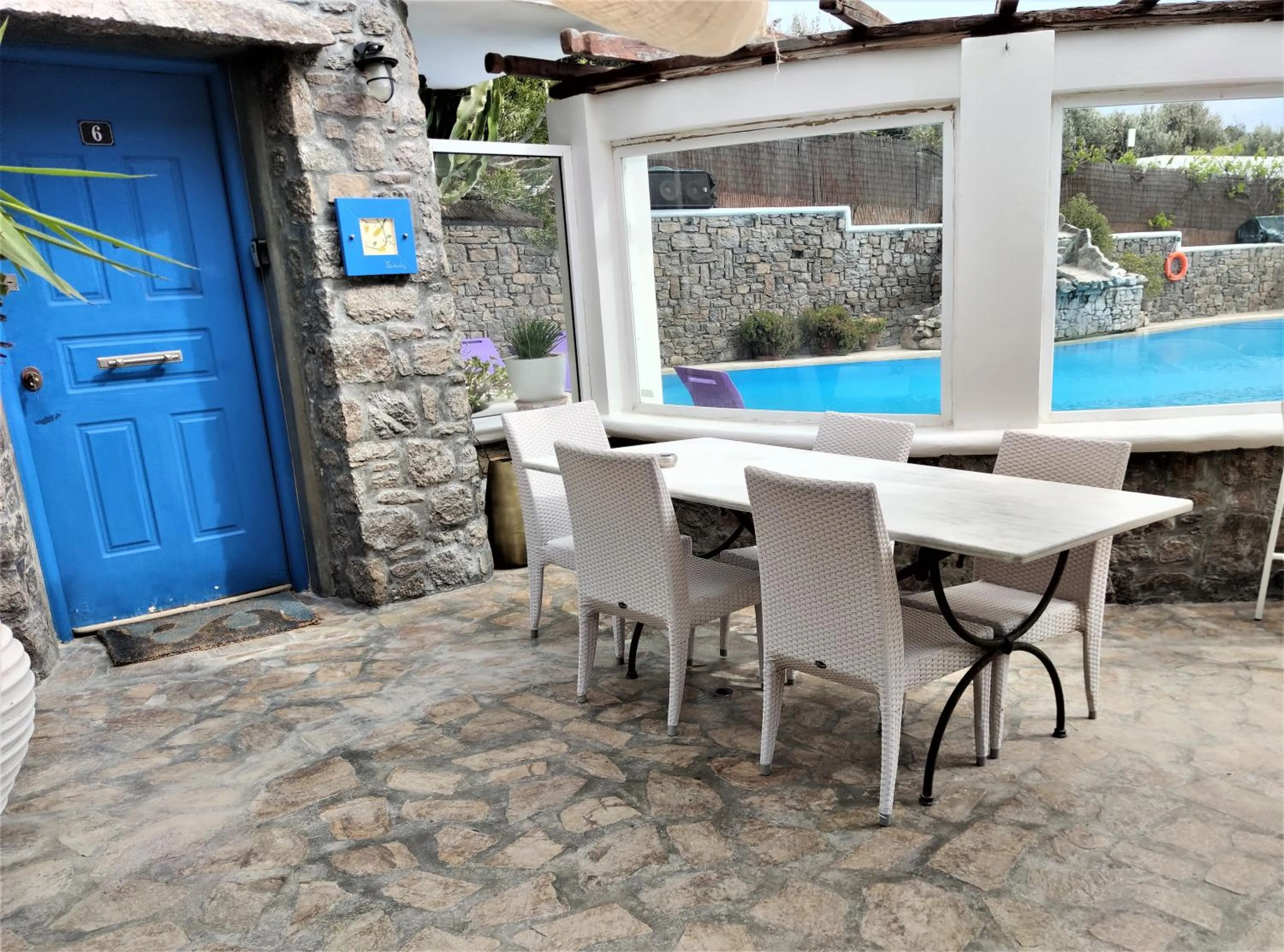 Balcony/Terrace in Mykonian Iros Suites & Villas