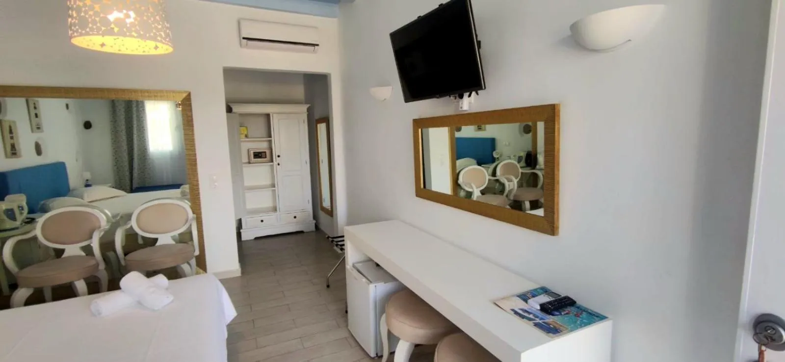 TV and multimedia in Mykonian Iros Suites & Villas