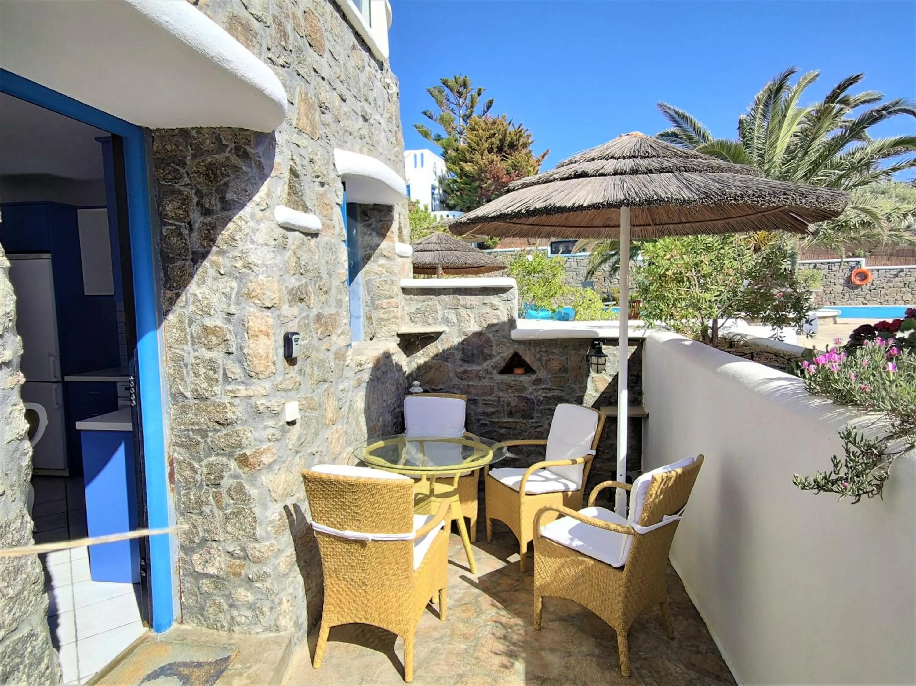 Balcony/Terrace in Mykonian Iros Suites & Villas