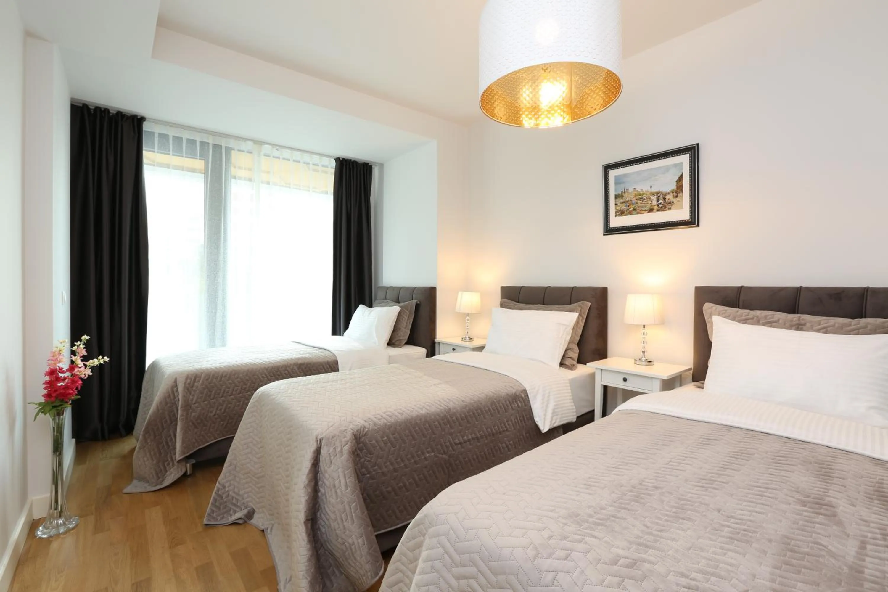 Bed in Classy Suite Taksim