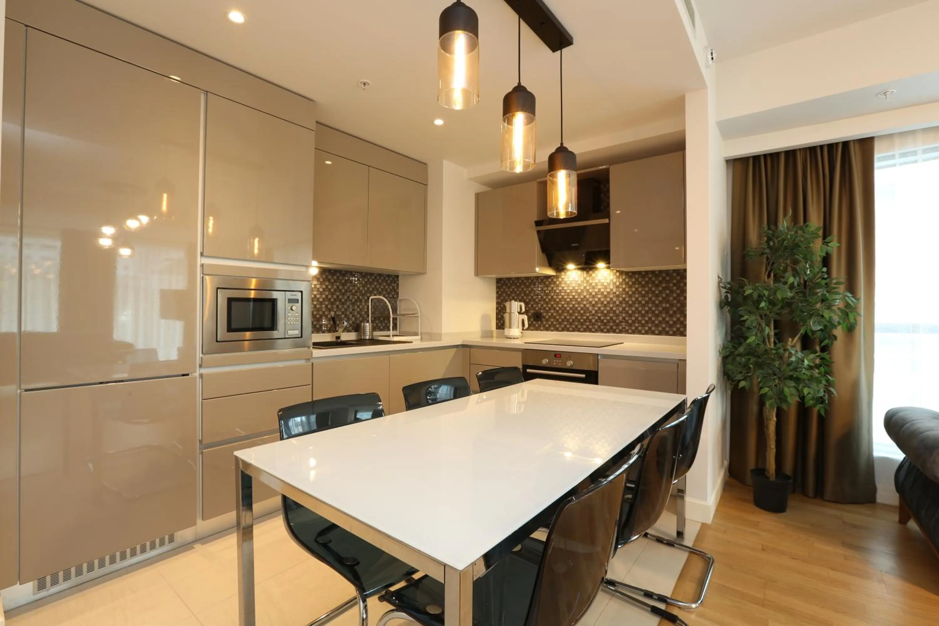 Kitchen or kitchenette in Classy Suite Taksim