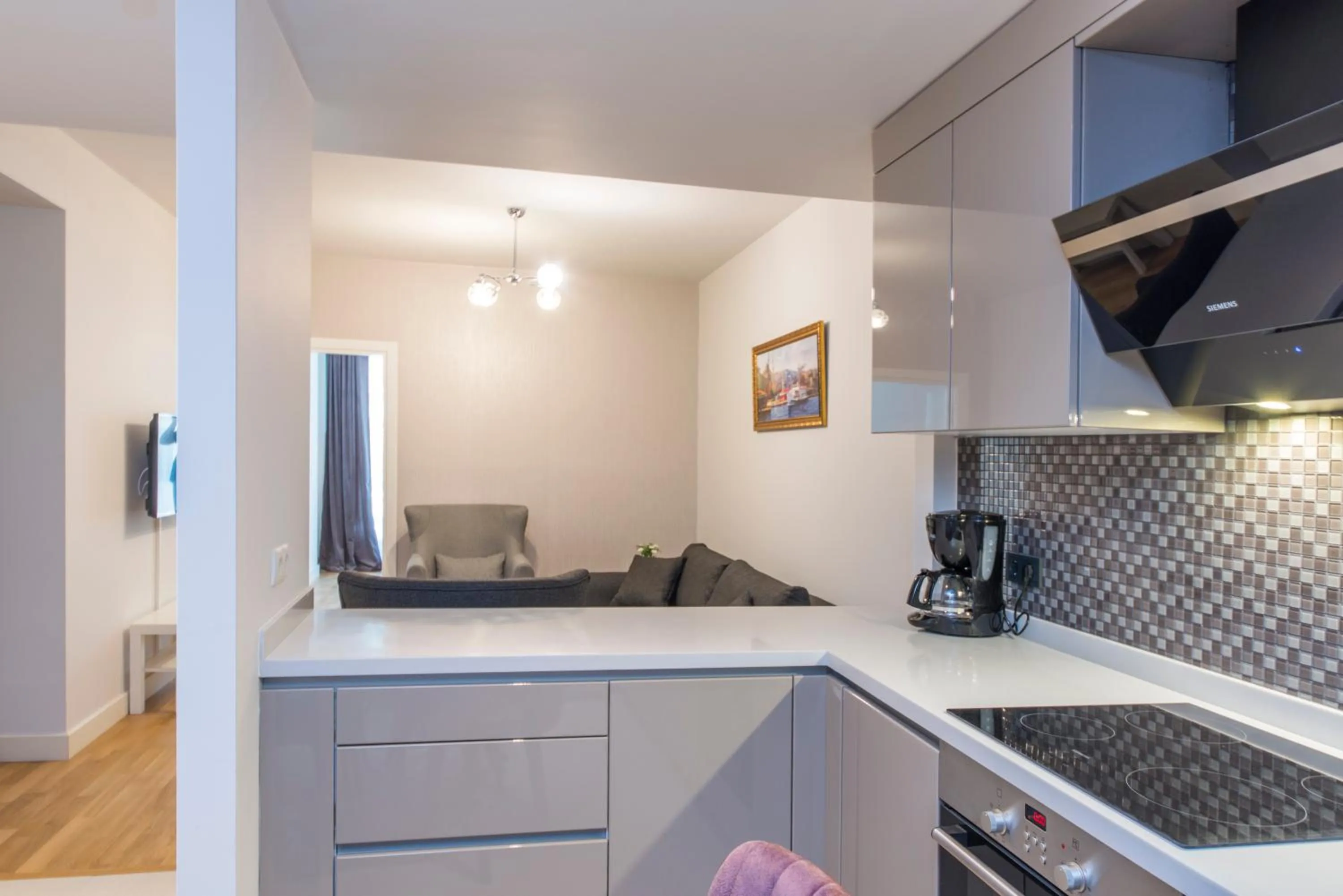 Kitchen or kitchenette in Classy Suite Taksim