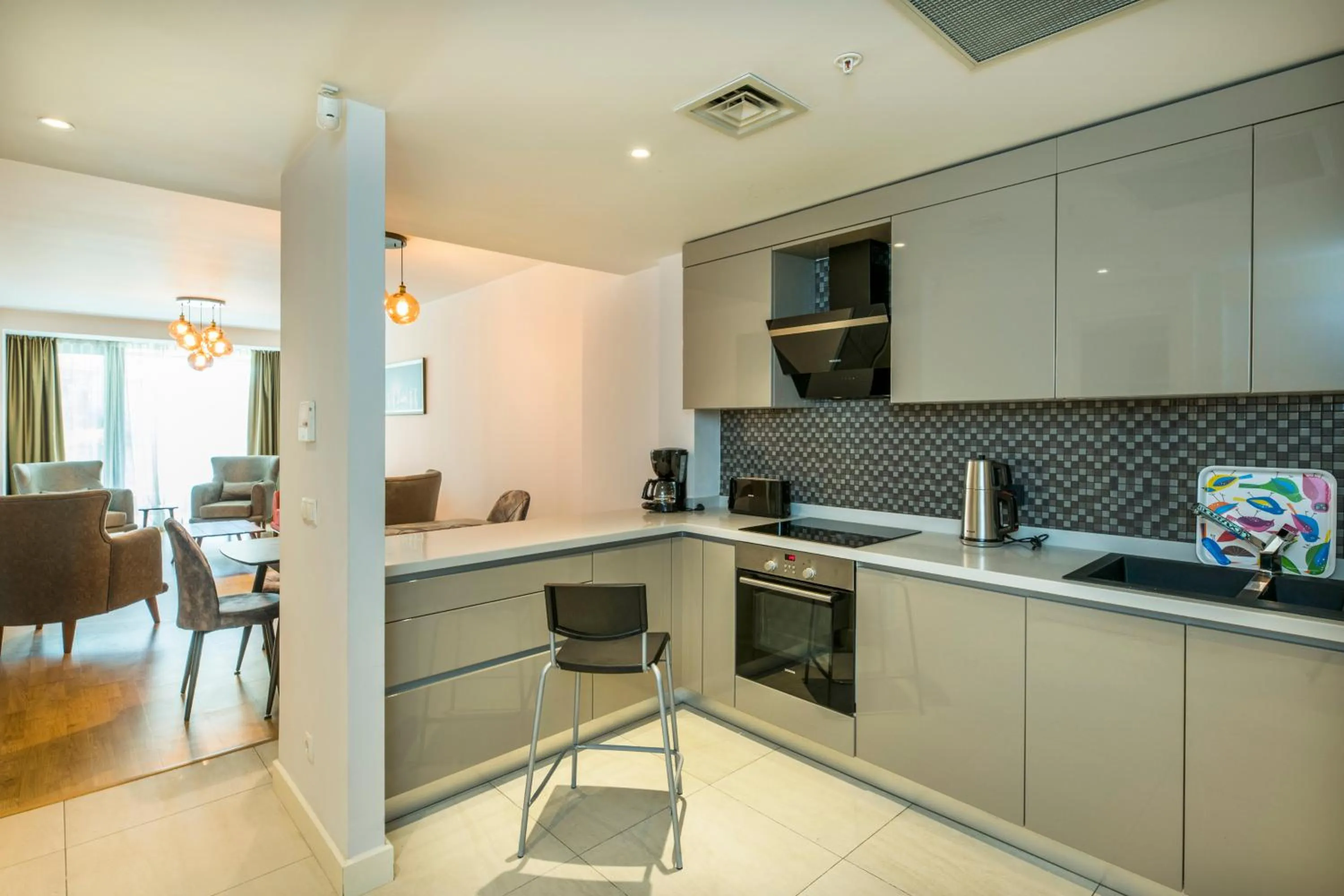 Kitchen or kitchenette in Classy Suite Taksim