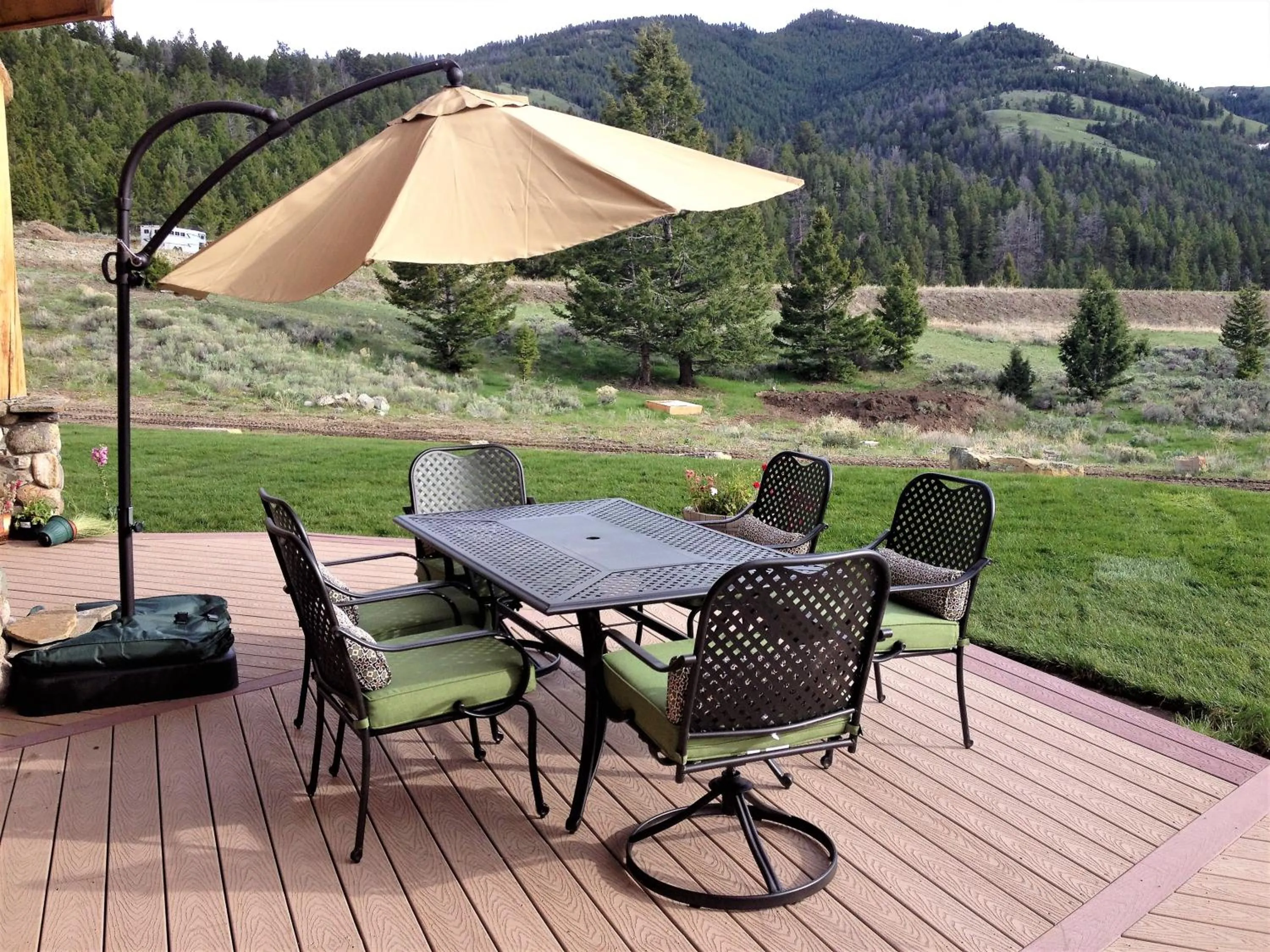 Patio in McDonald's Ranch Lodge