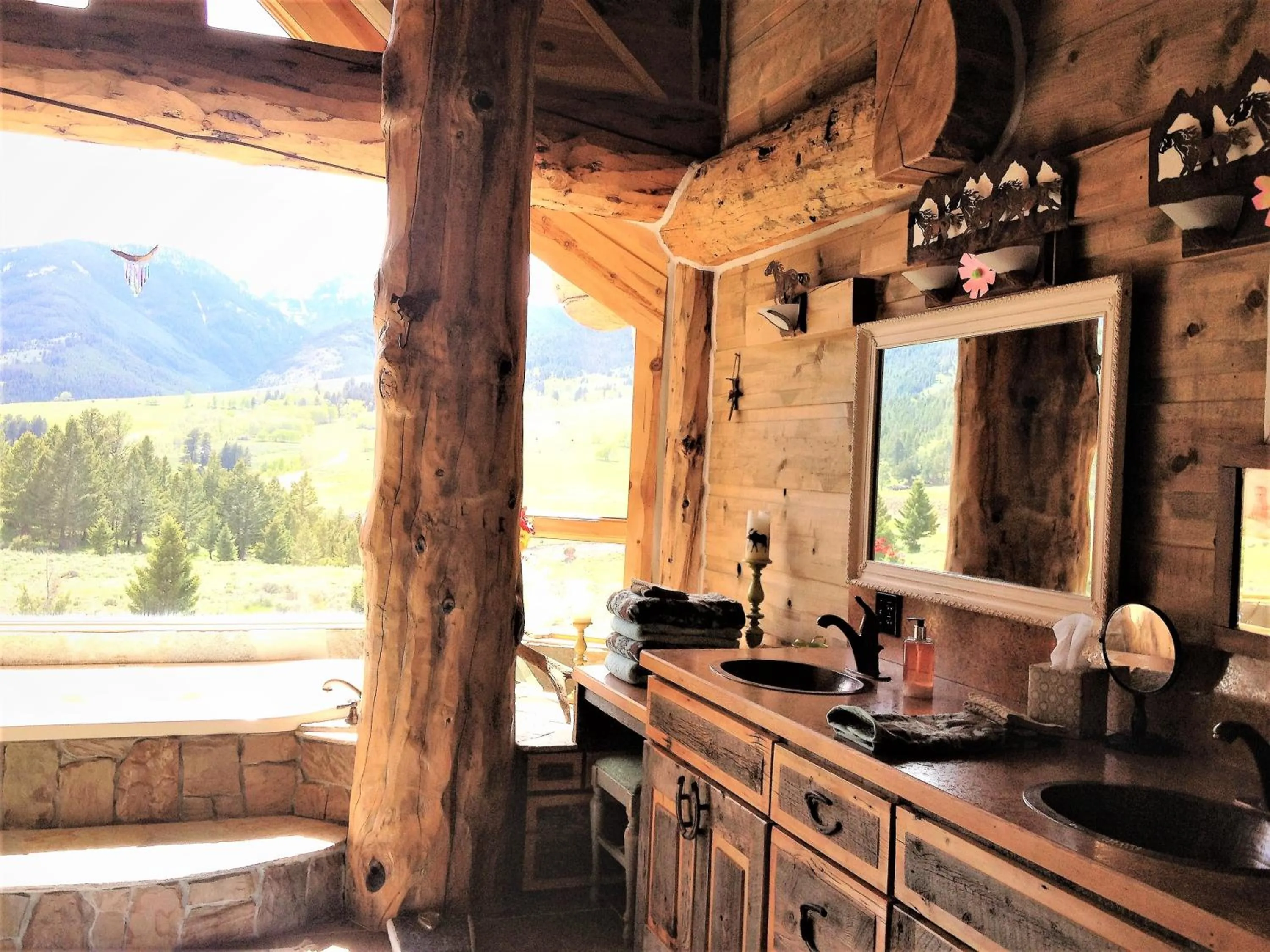 Bathroom in McDonald's Ranch Lodge