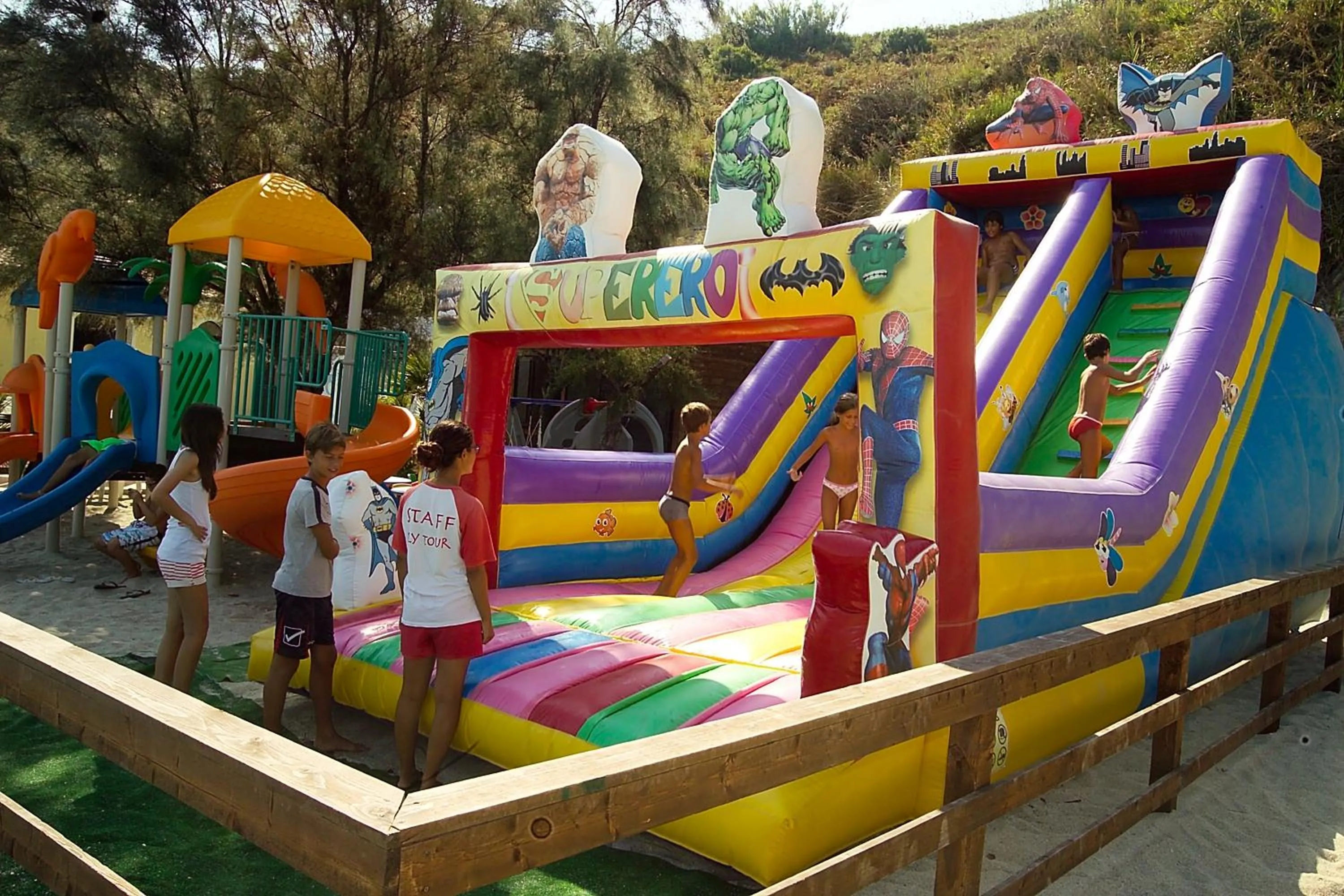 Children play ground in Villaggio Hotel Lido San Giuseppe