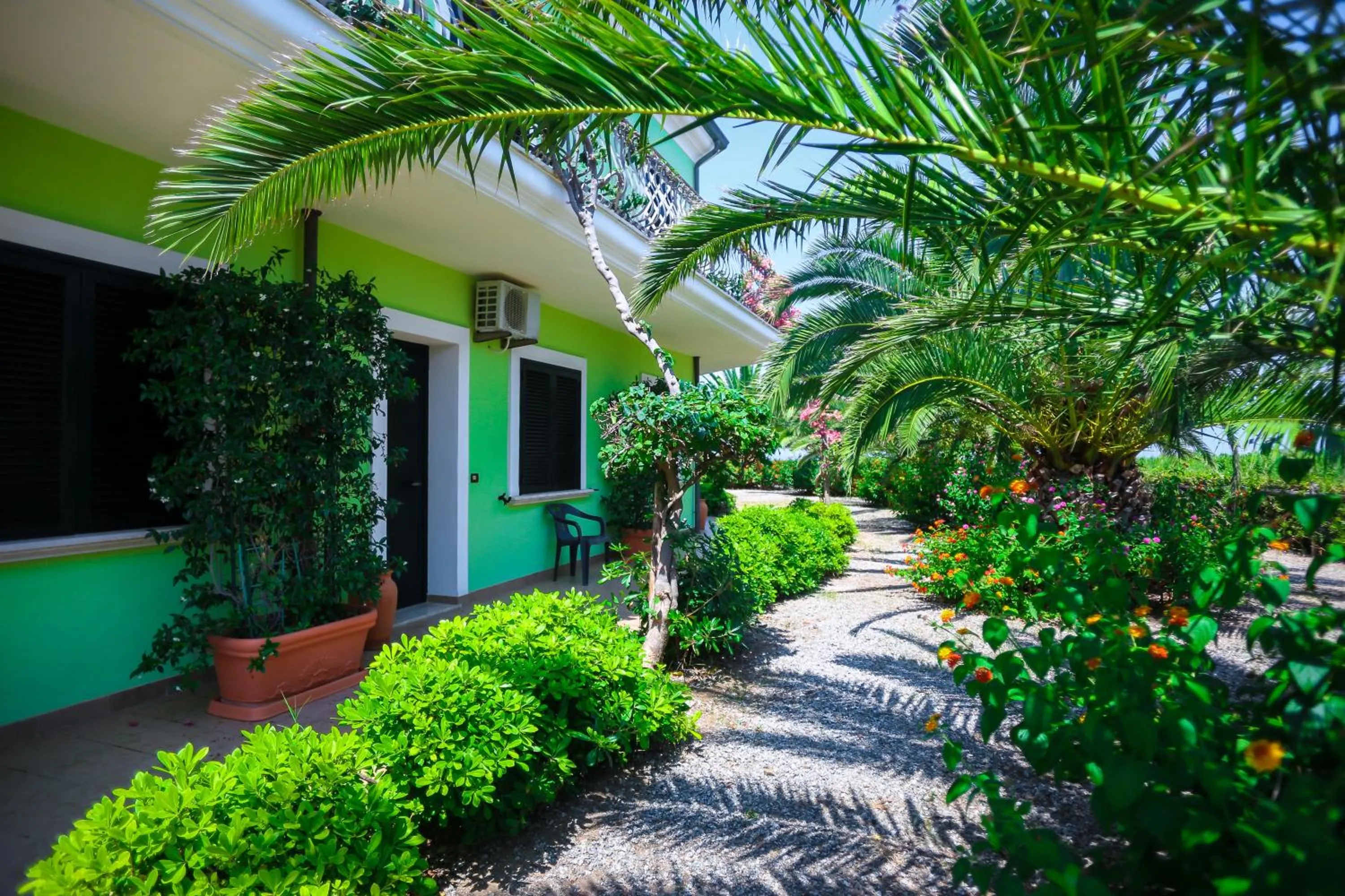 Garden view in Villaggio Hotel Lido San Giuseppe