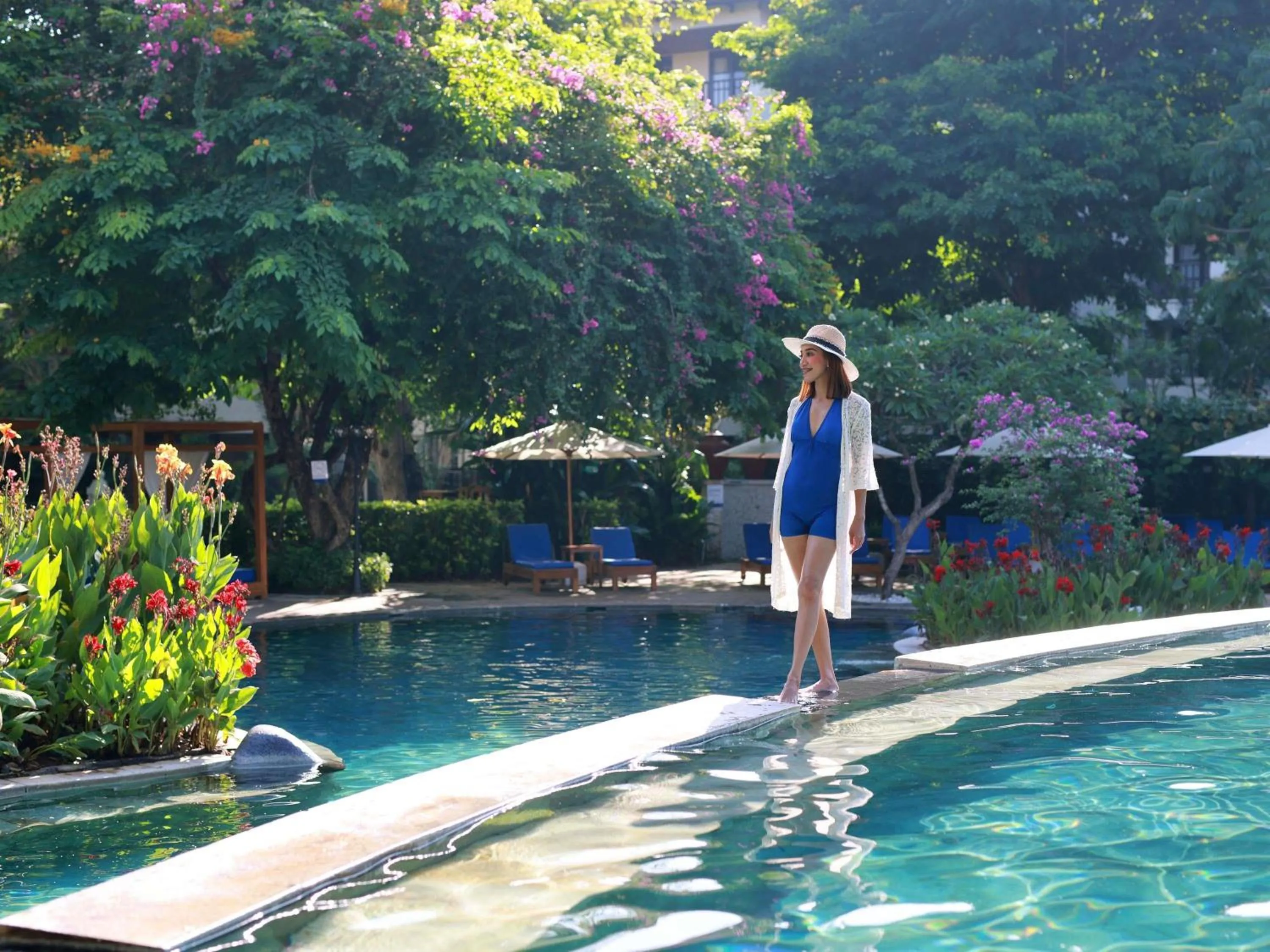 Pool view in Novotel Bali Nusa Dua