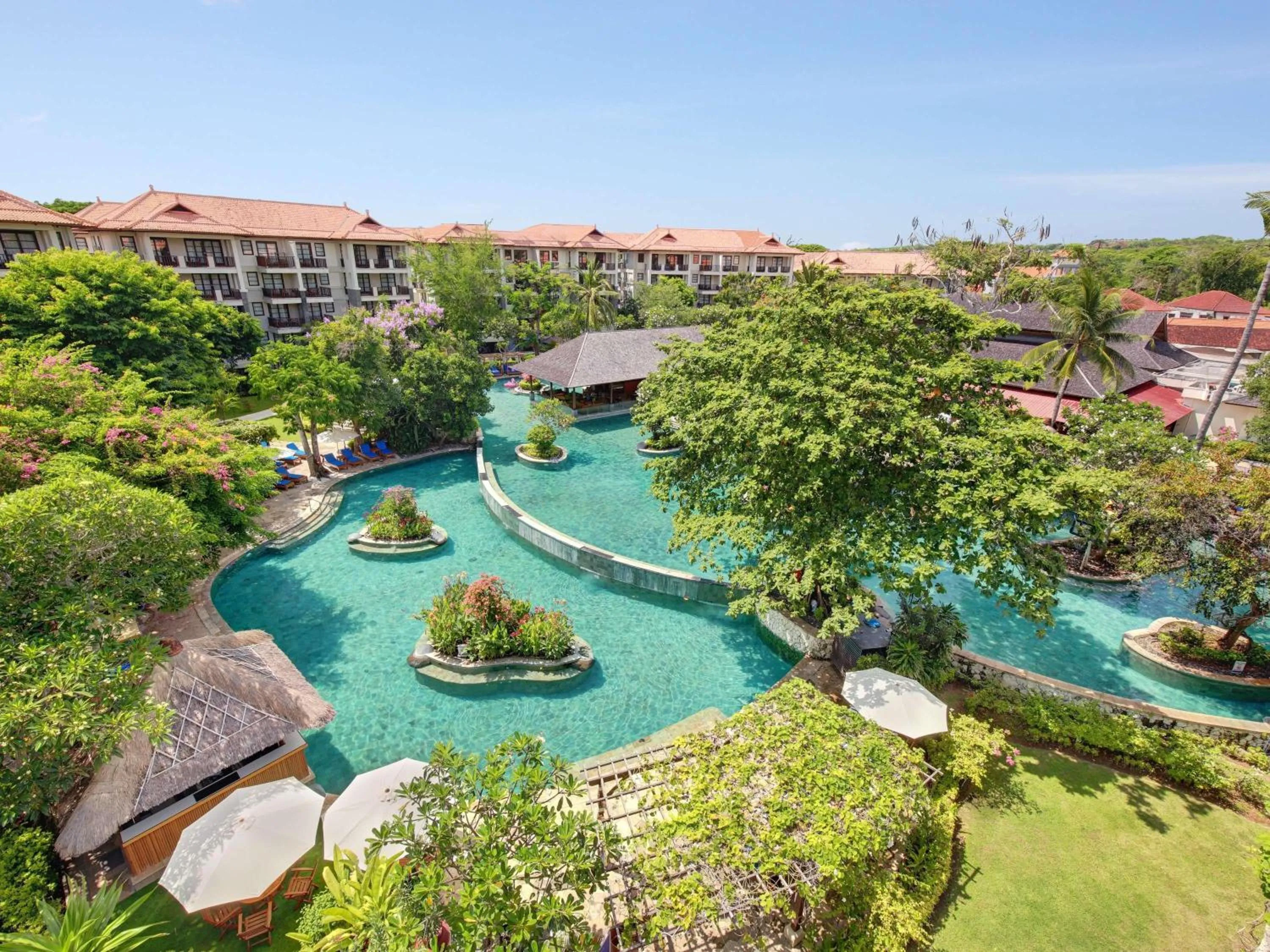 Pool view in Novotel Bali Nusa Dua