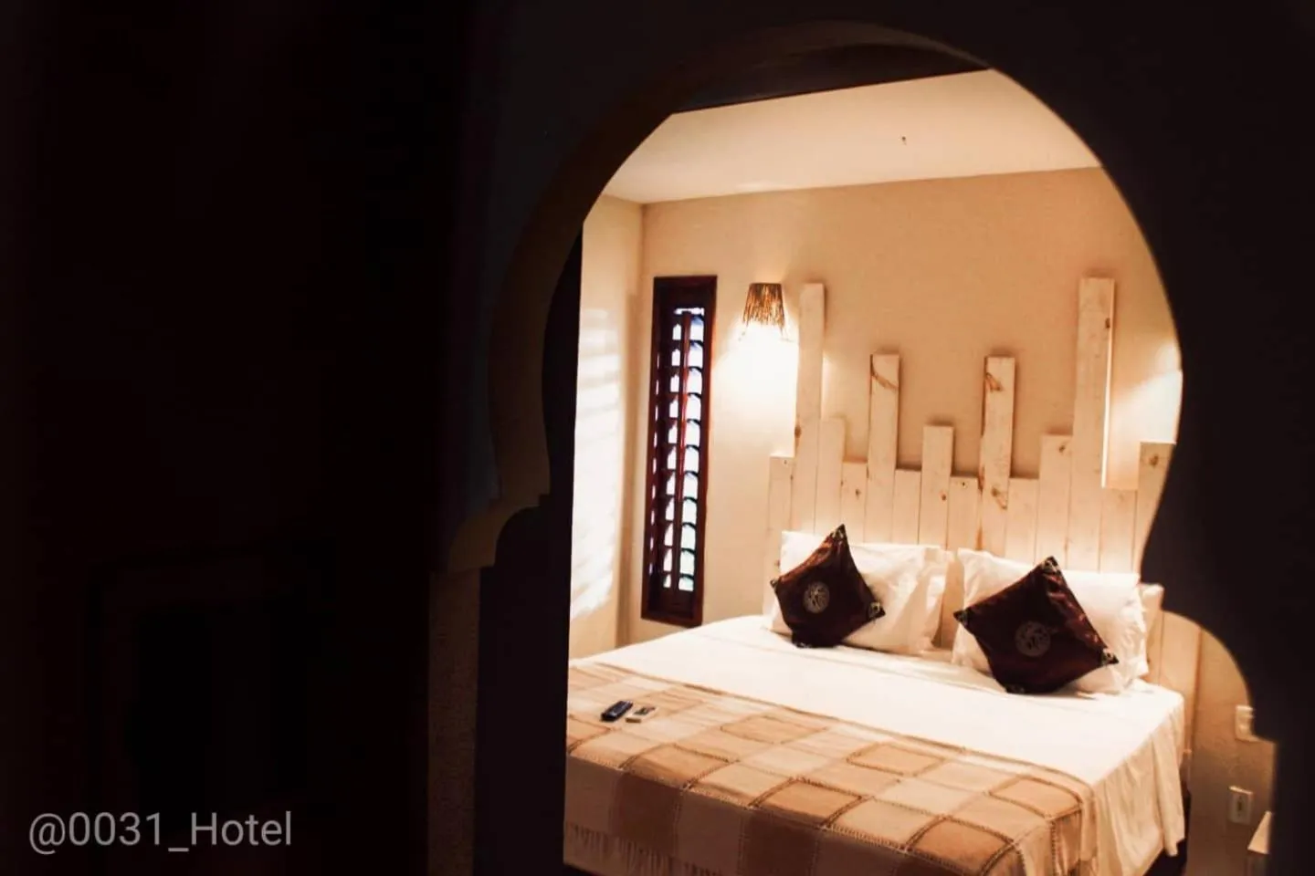 Bed in 0031 Boutique Hotel & Restaurant Cumbuco