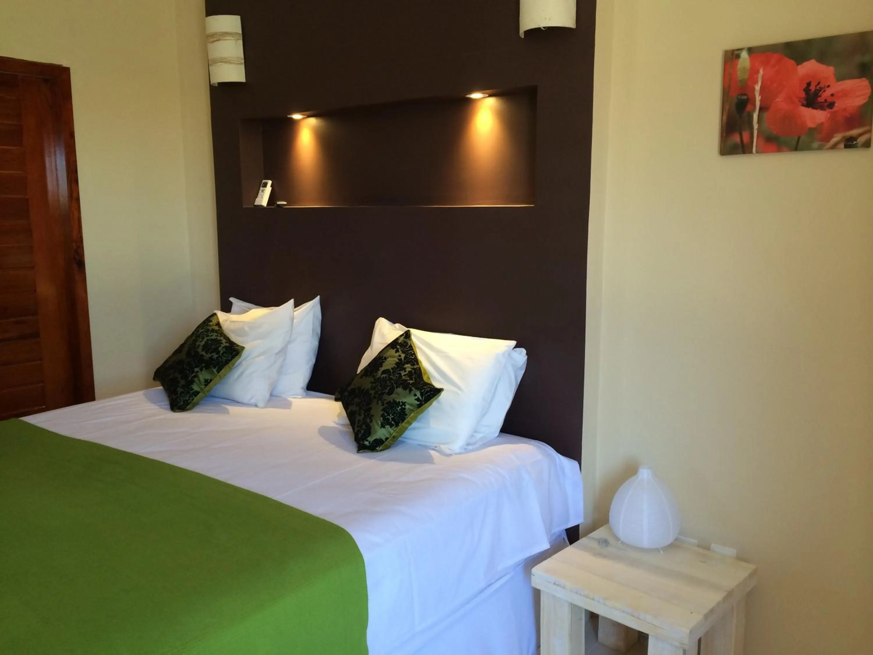 Bed in 0031 Boutique Hotel & Restaurant Cumbuco