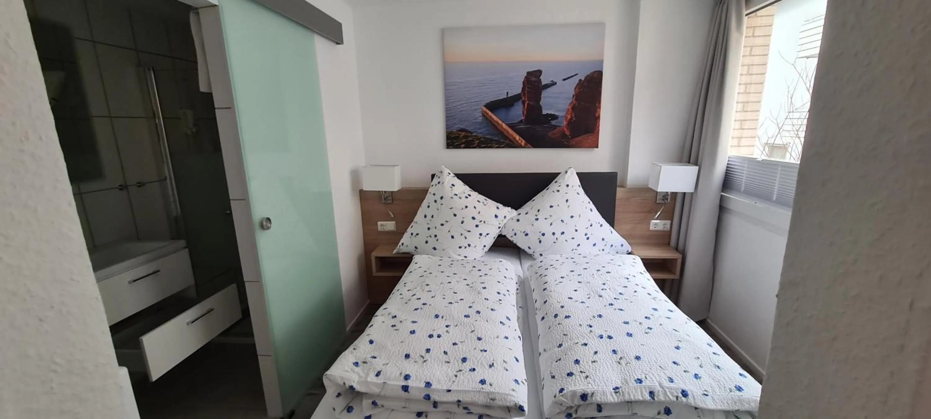 Bed in Hotel Panorama Garni