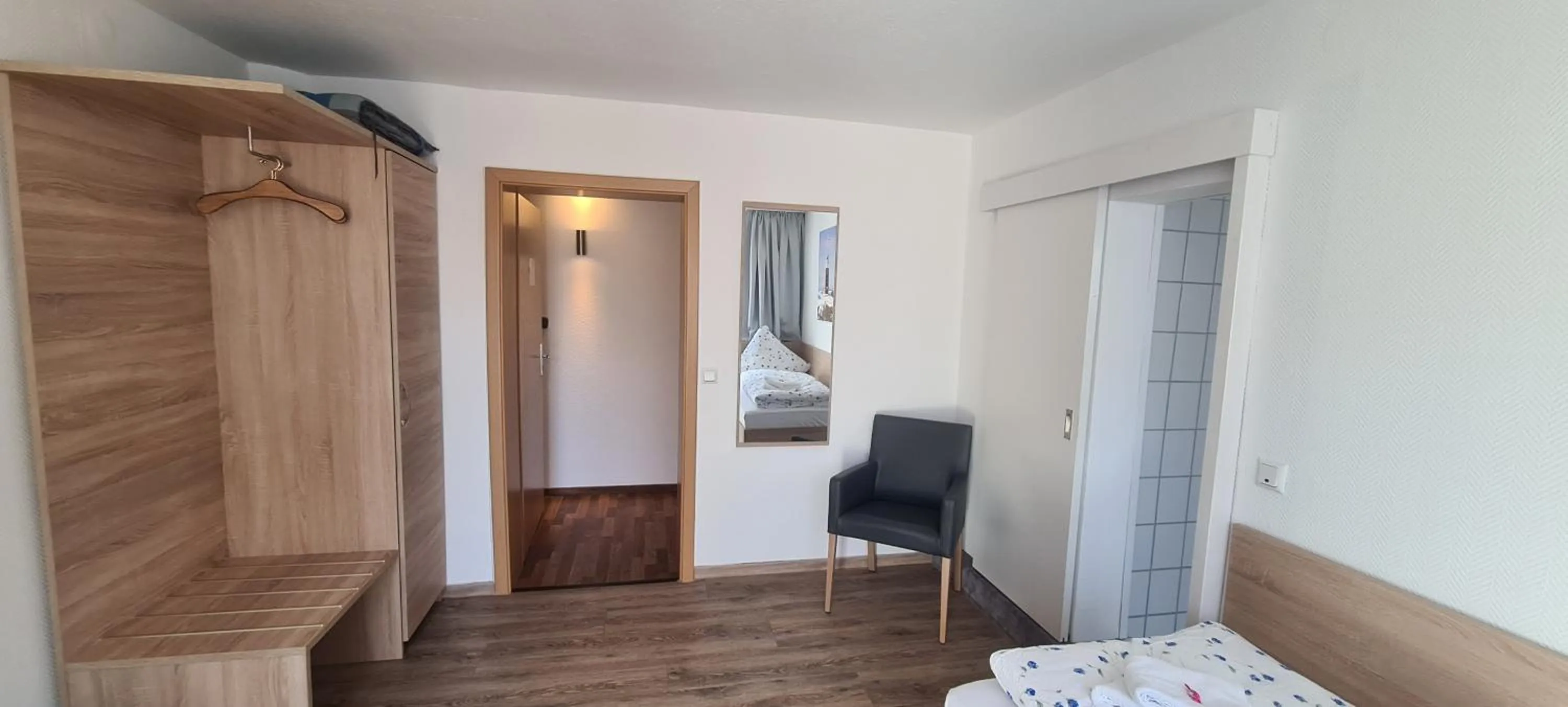 Bed in Hotel Panorama Garni