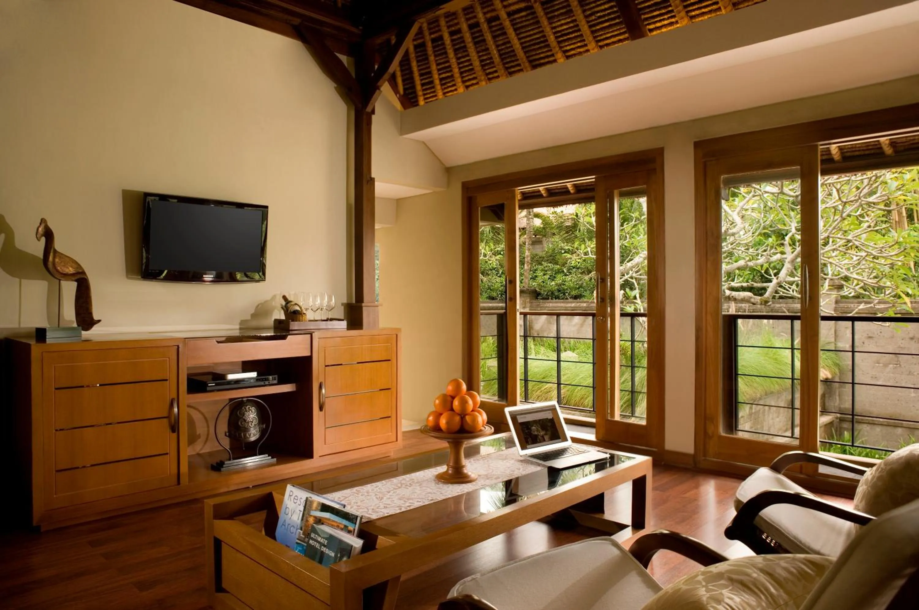 Living room in Kamandalu Ubud