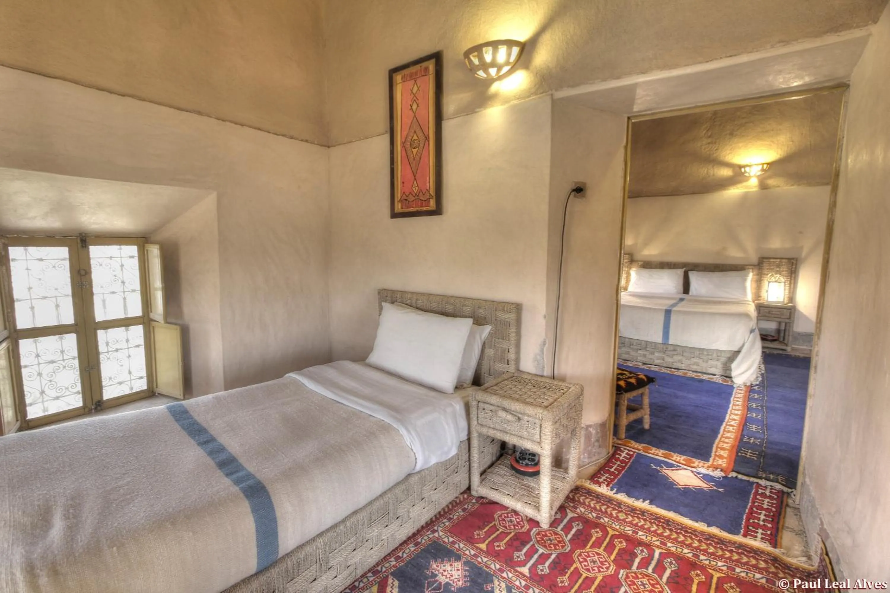 Bed in Kasbah Baha Baha