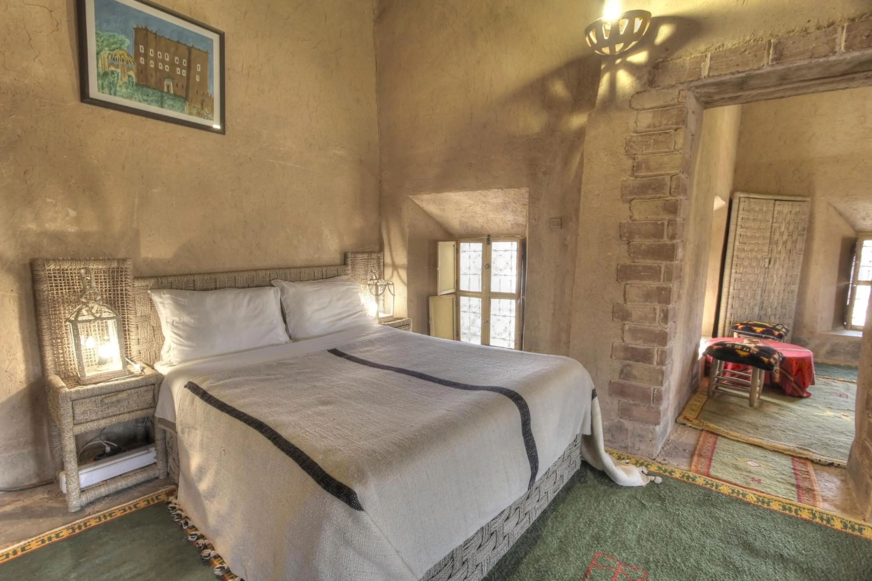 Bed in Kasbah Baha Baha
