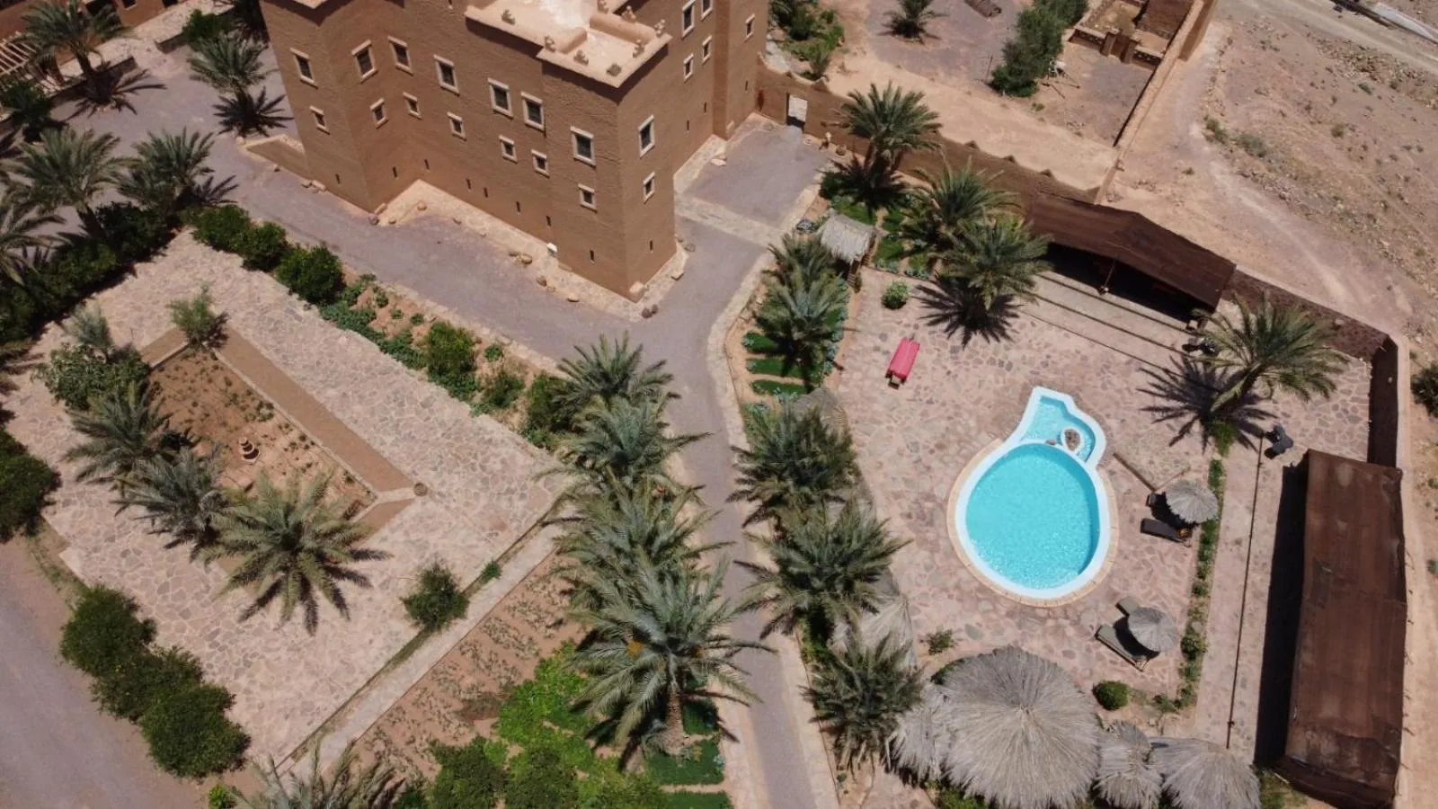 Bird's eye view in Kasbah Baha Baha