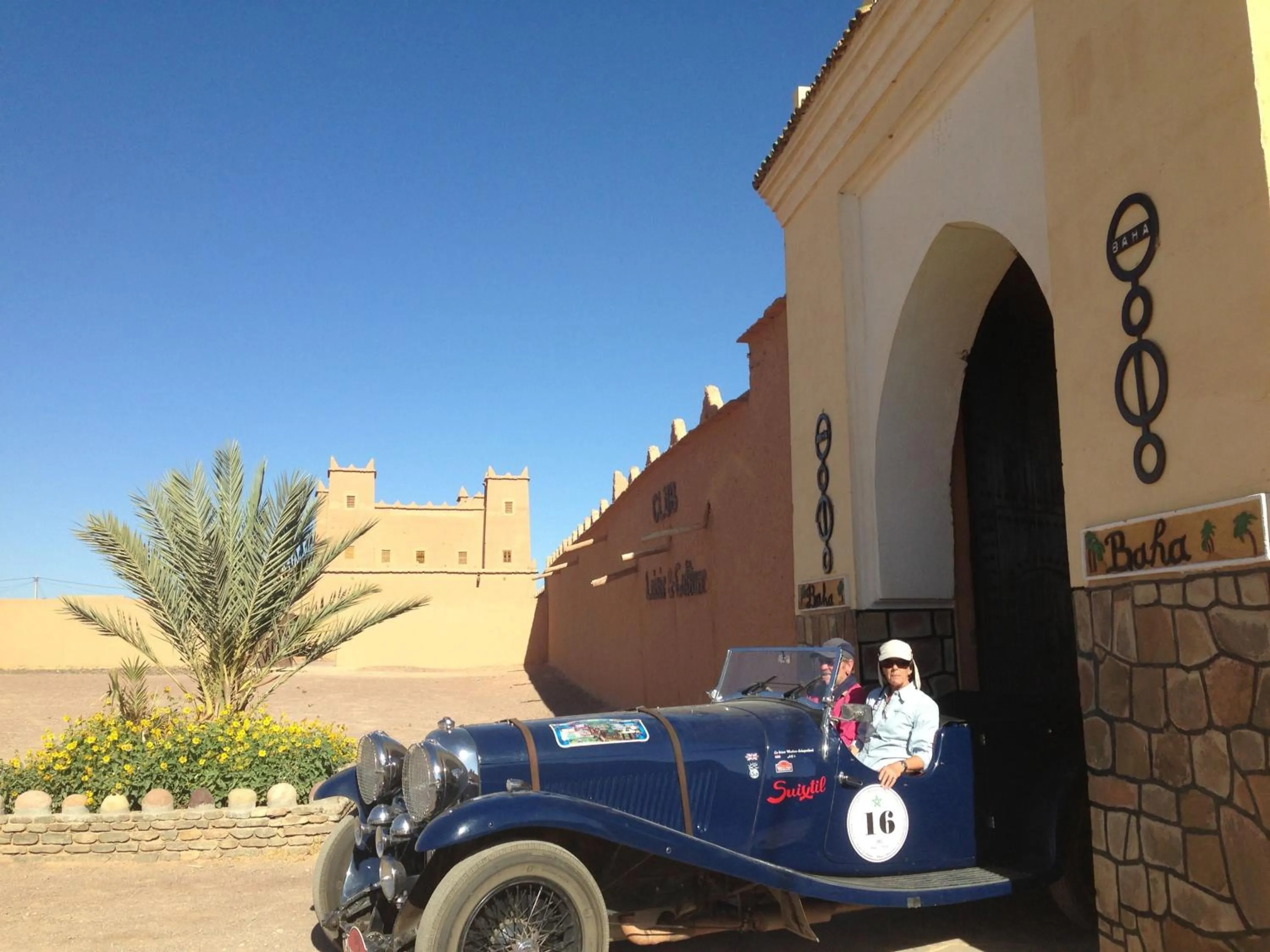 Facade/entrance in Kasbah Baha Baha