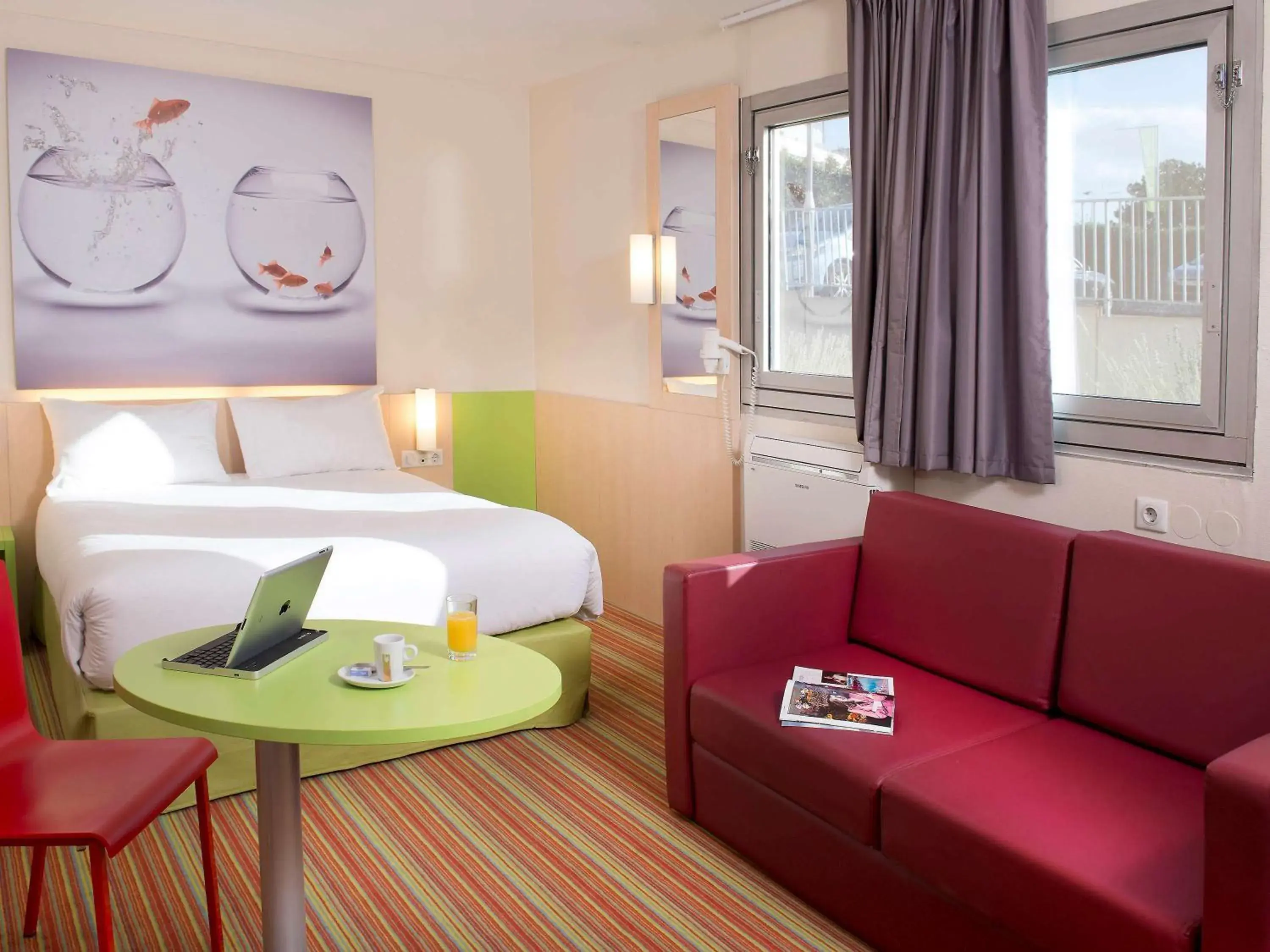 Photo of the whole room, Bed in ibis Styles Paris Roissy-CDG Photo of the whole room, Bed in ibis Styles Paris Roissy-CDG