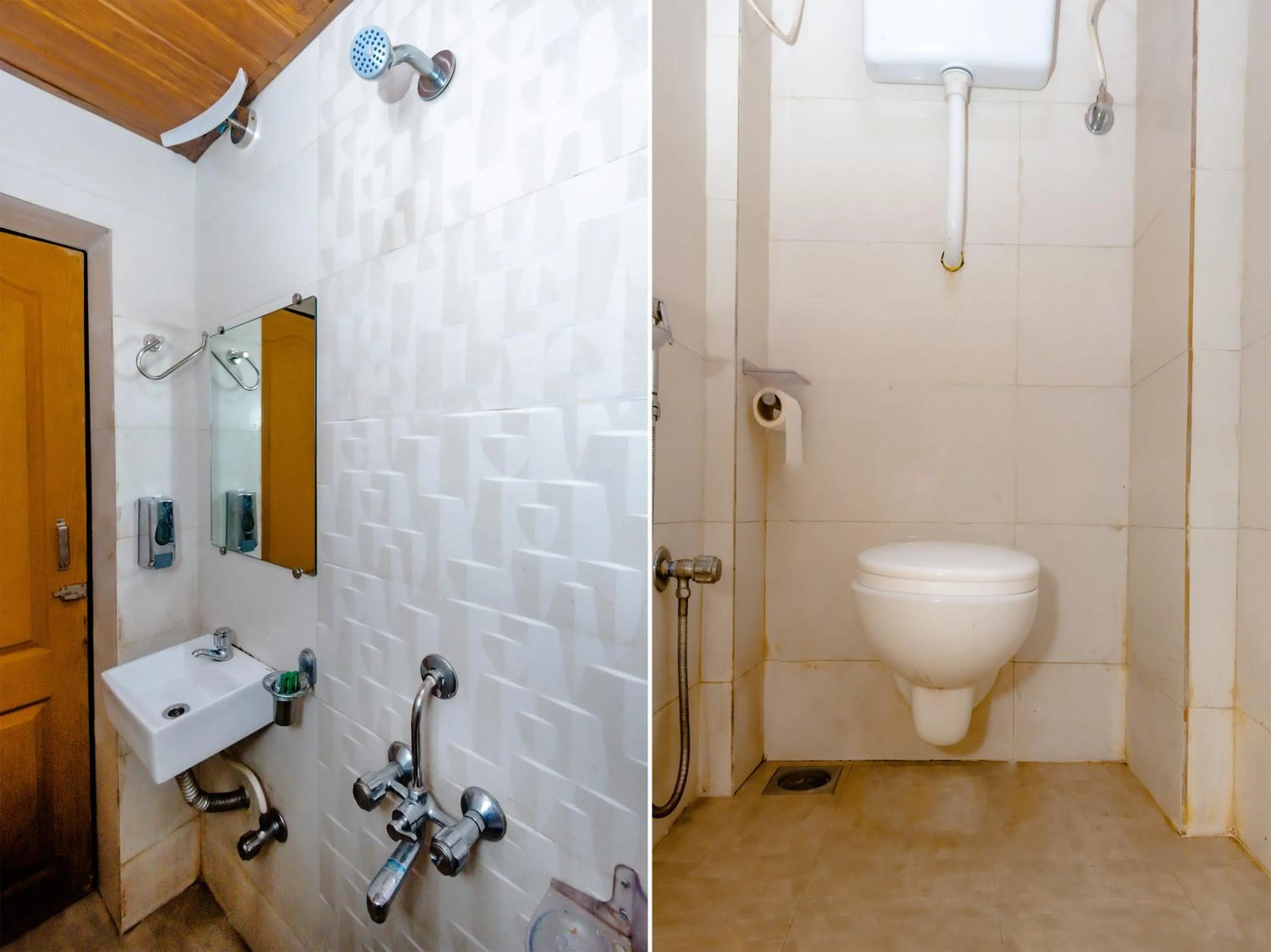 Shower in Hotel Alfa International Near Nanavati Hospital Mumbai Near Airport Mumbai Near Juhu Beach