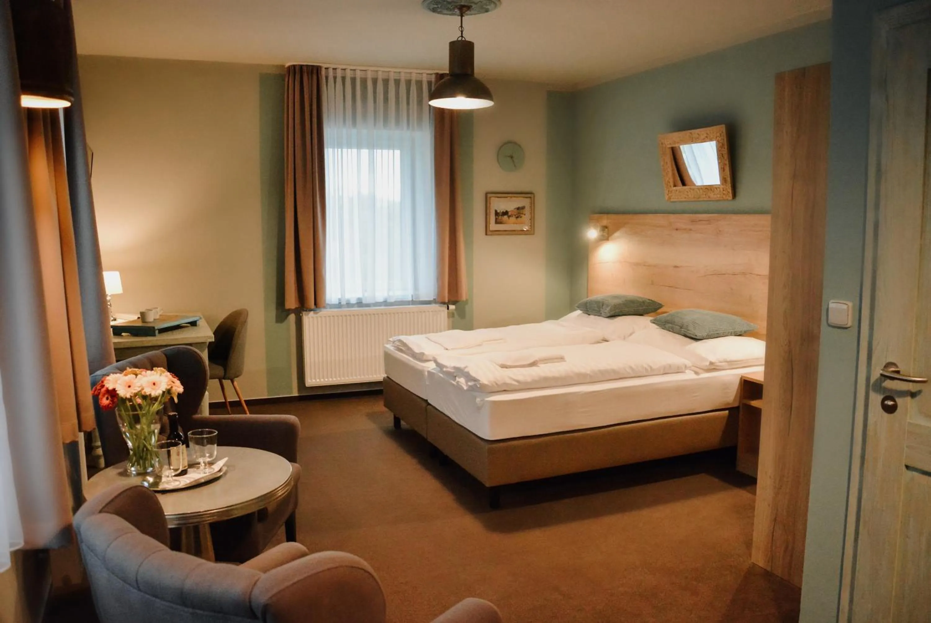 Bed in Hotel U Hradu