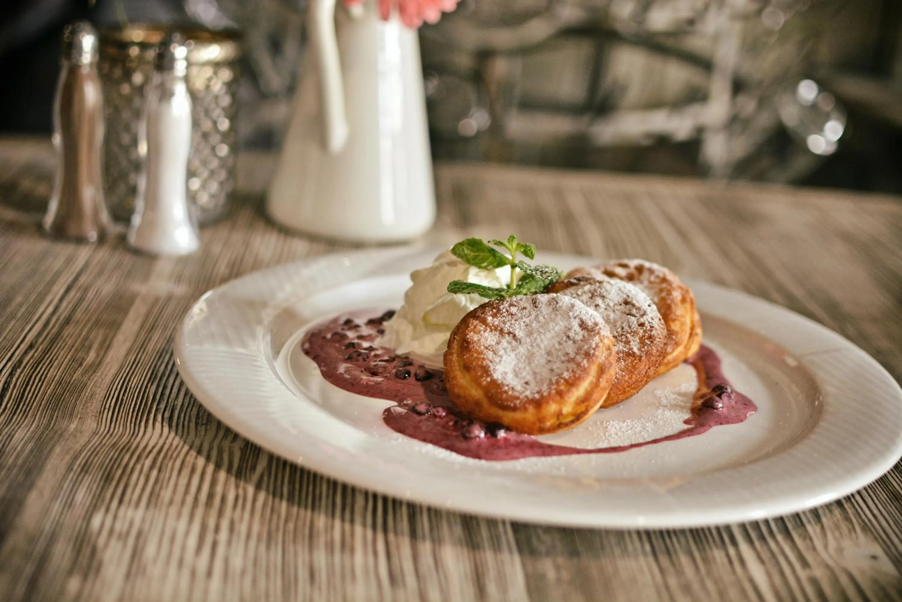 Food close-up in Hotel U Hradu