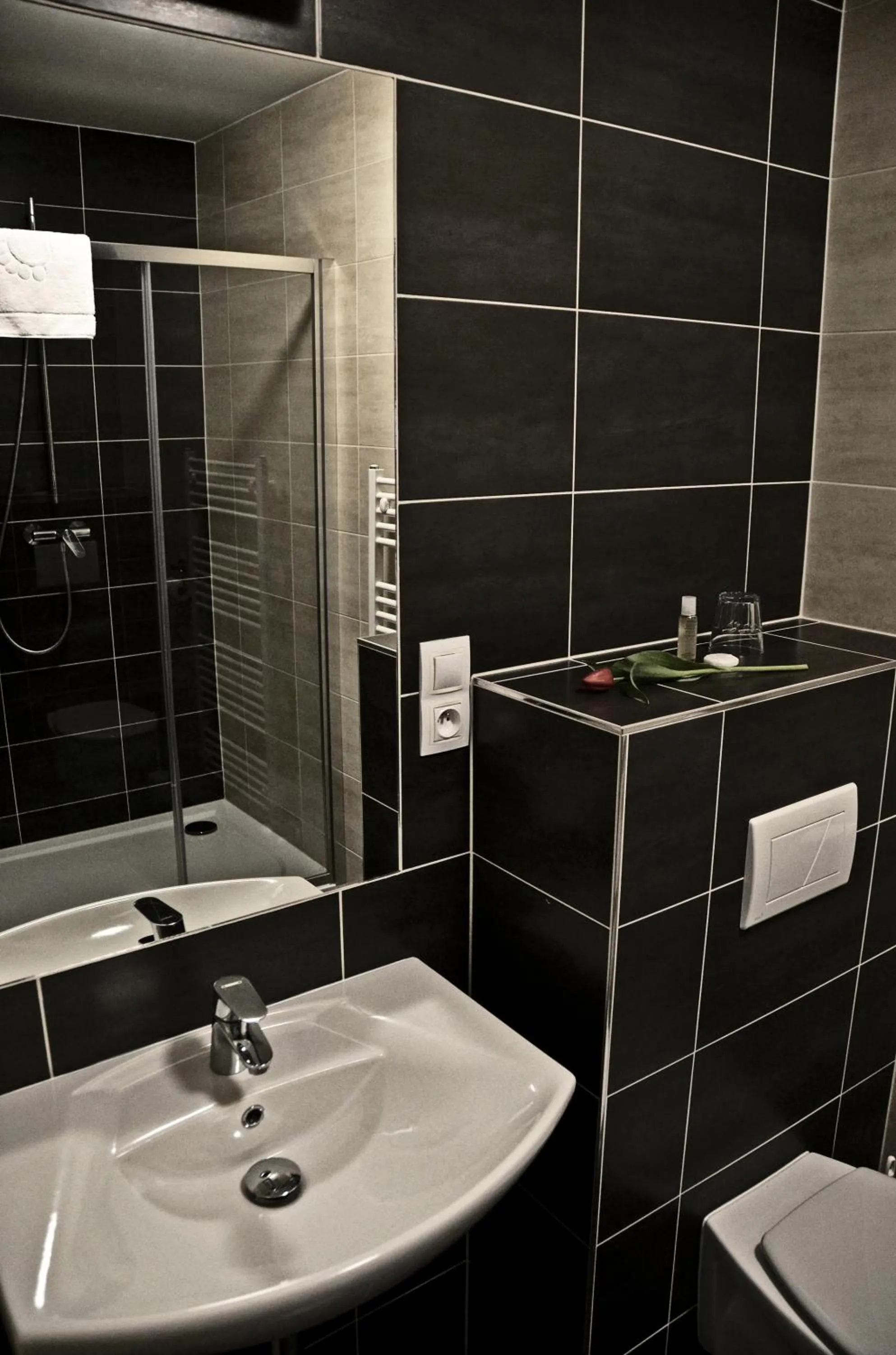 Bathroom in Hotel U Hradu
