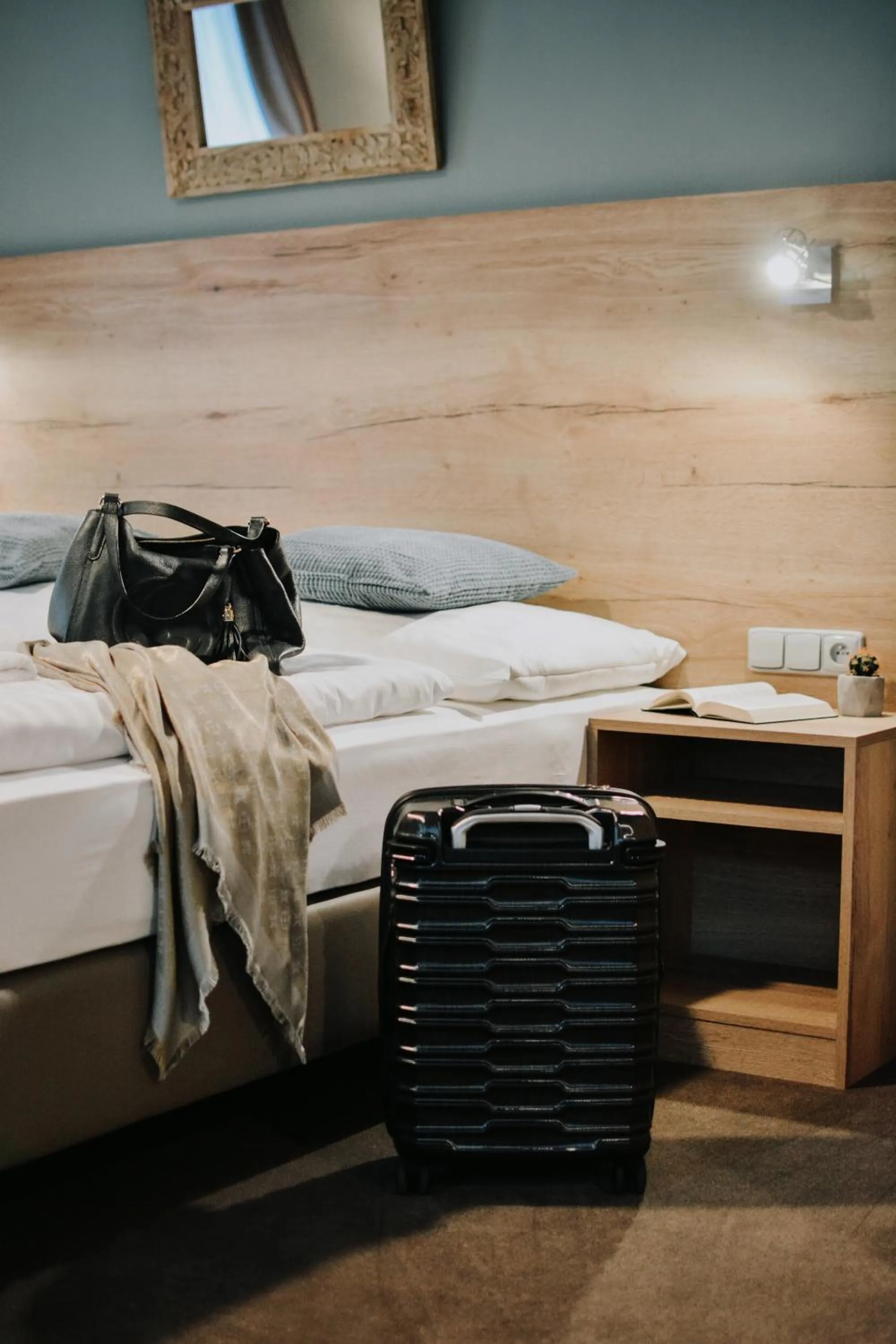 Bed in Hotel U Hradu