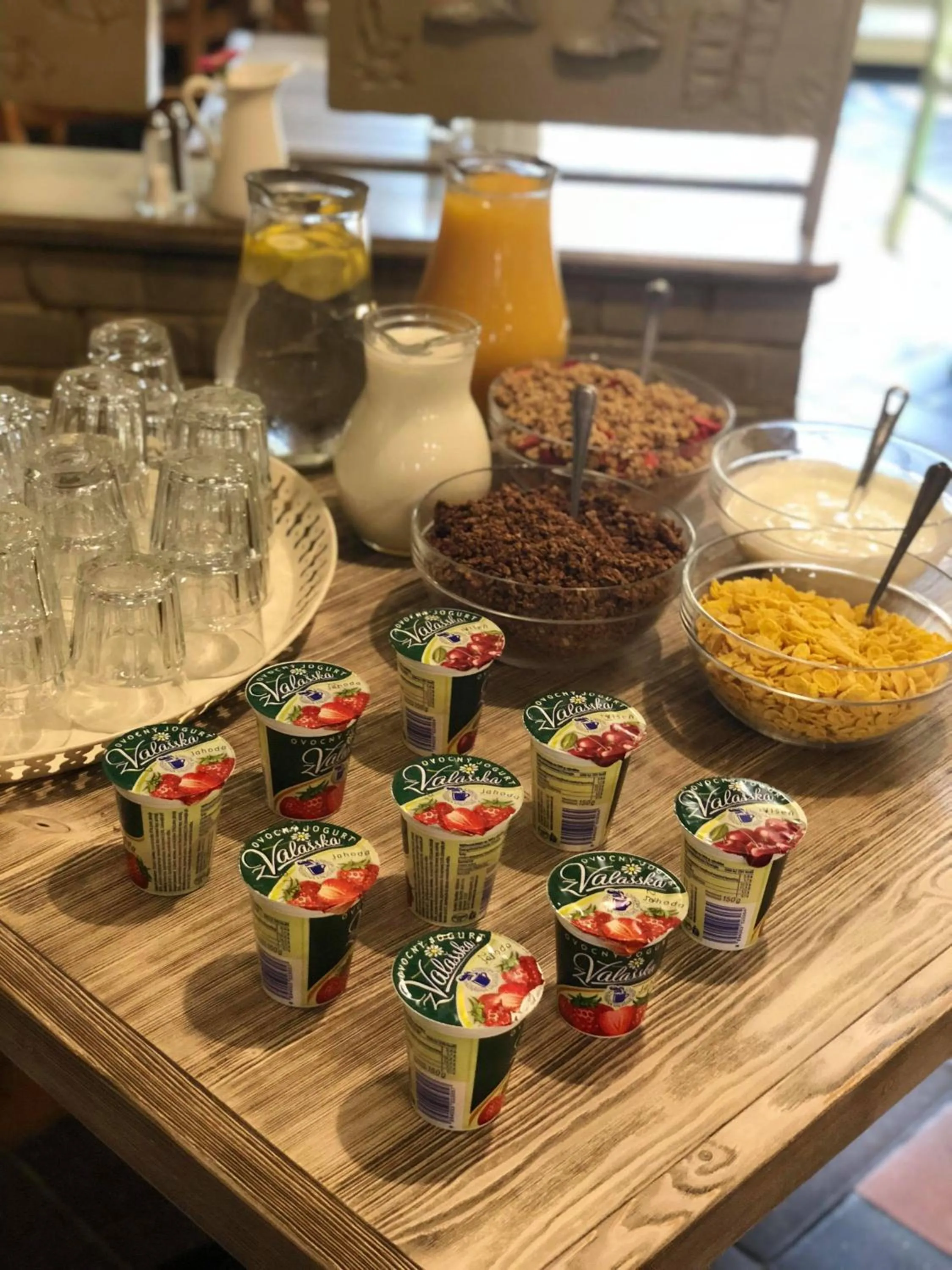 Breakfast in Hotel U Hradu