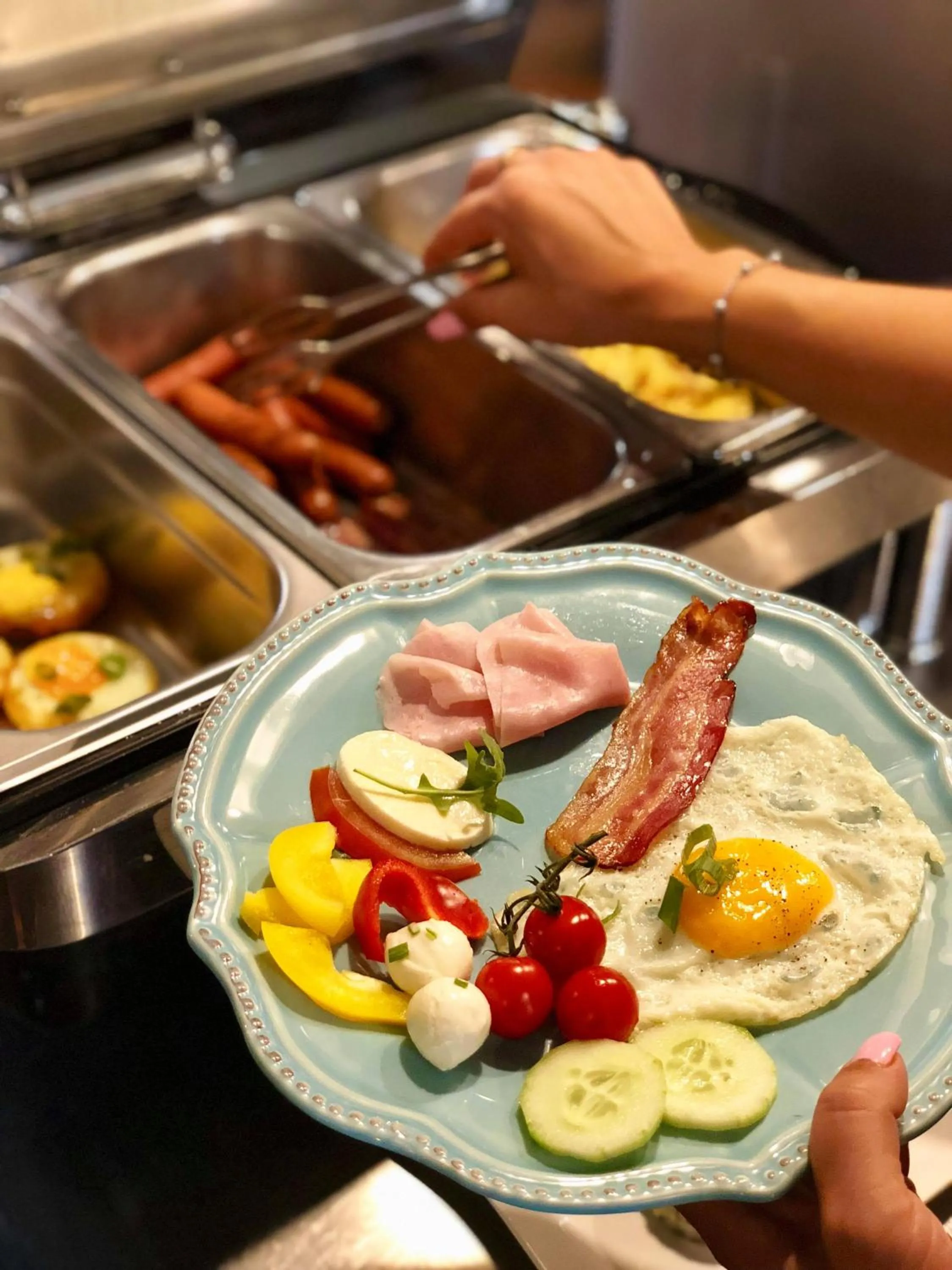 Breakfast, Food in Hotel U Hradu