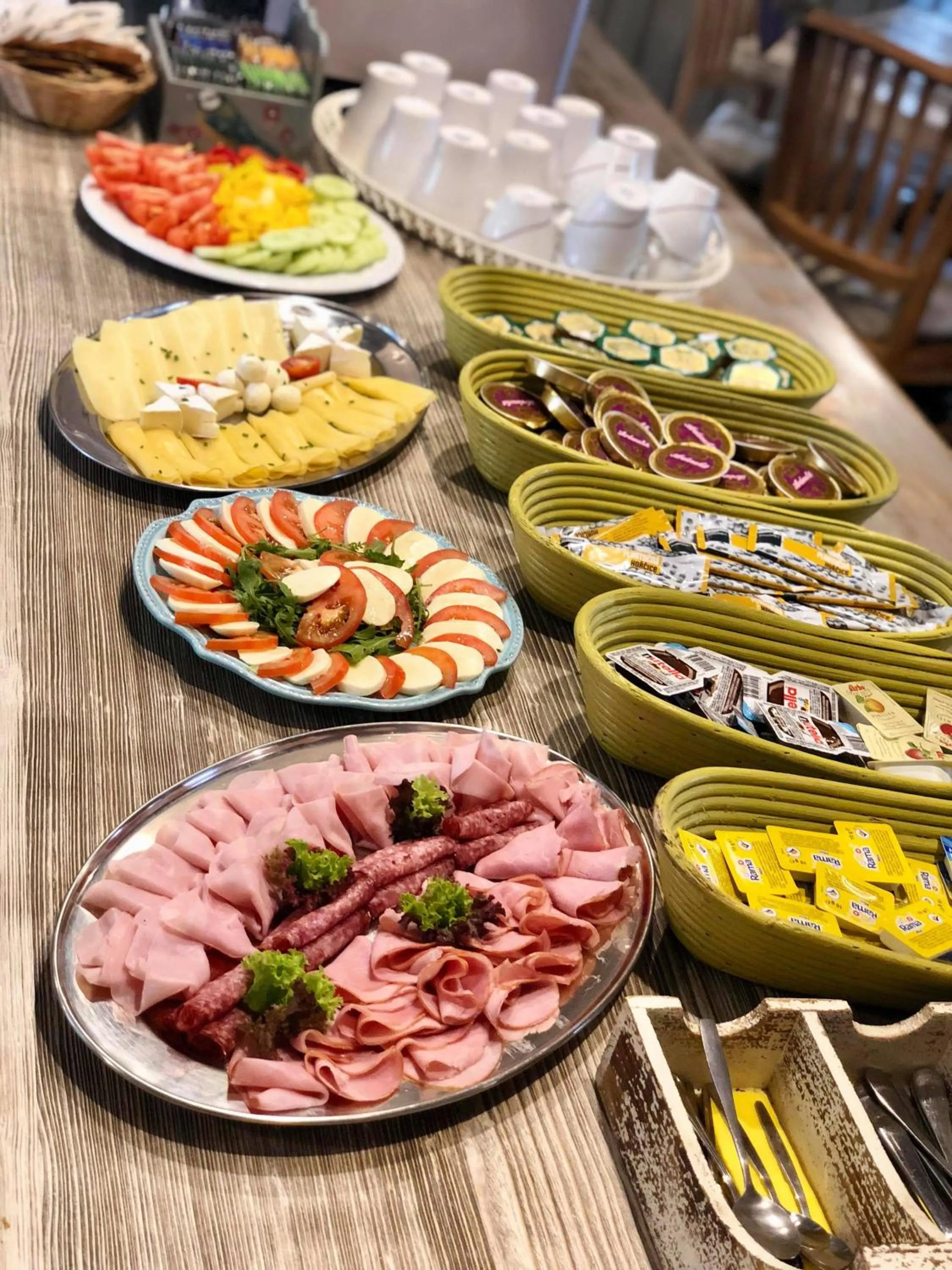 Breakfast in Hotel U Hradu