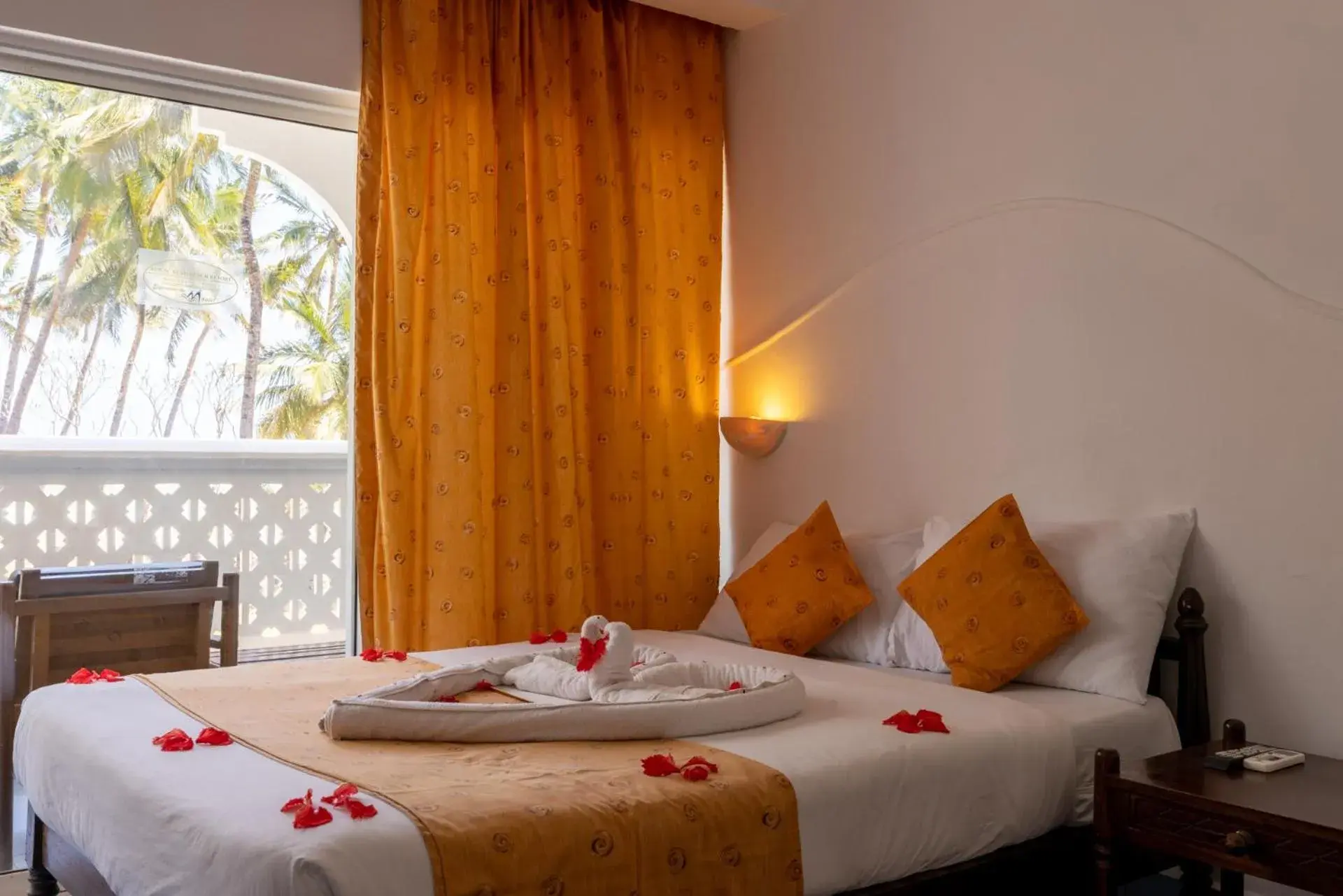 View (from property/room), Bed in Sun N Sand Beach Resort View (from property/room), Bed in Sun N Sand Beach Resort