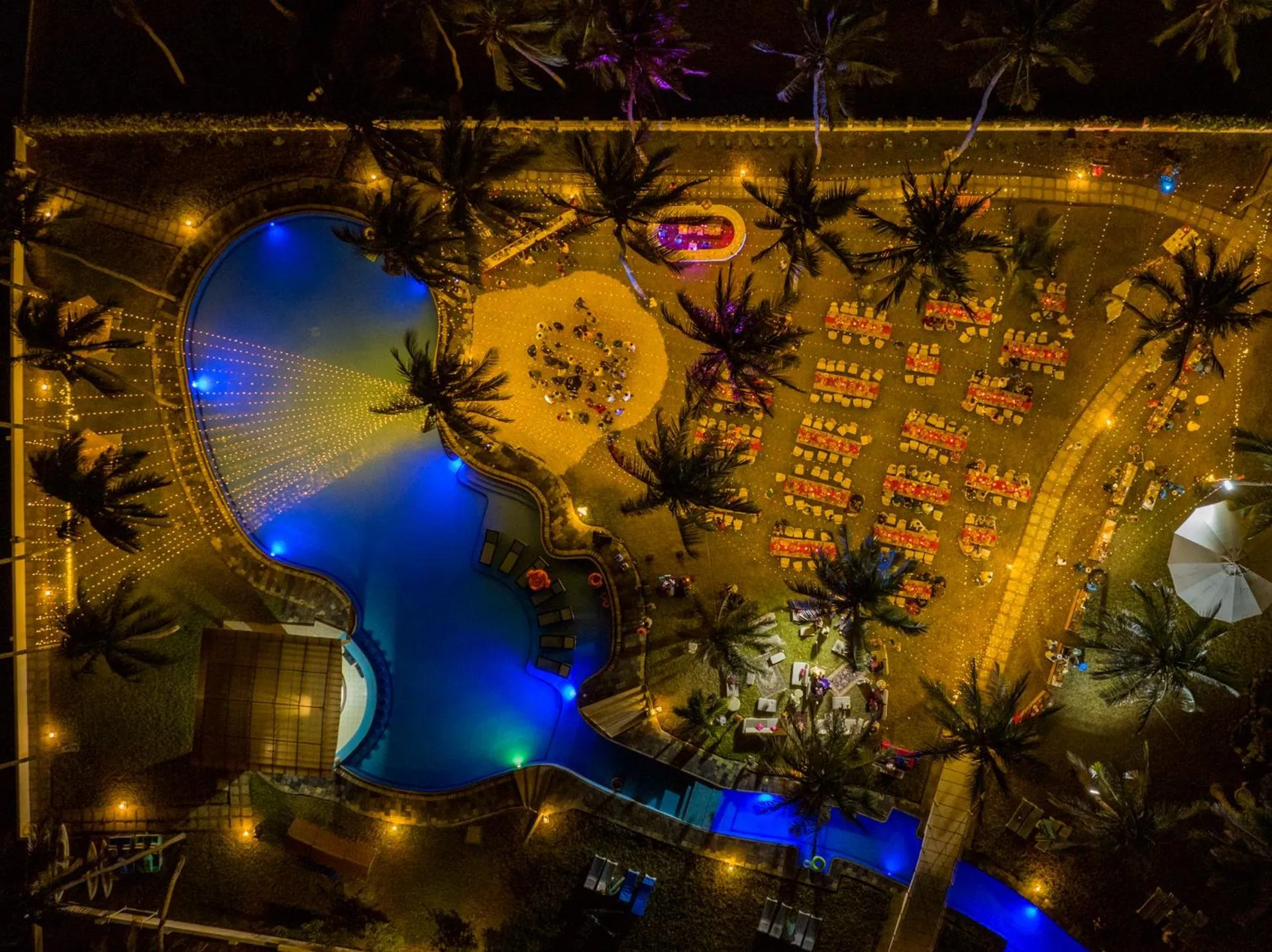 Night in Sun N Sand Beach Resort