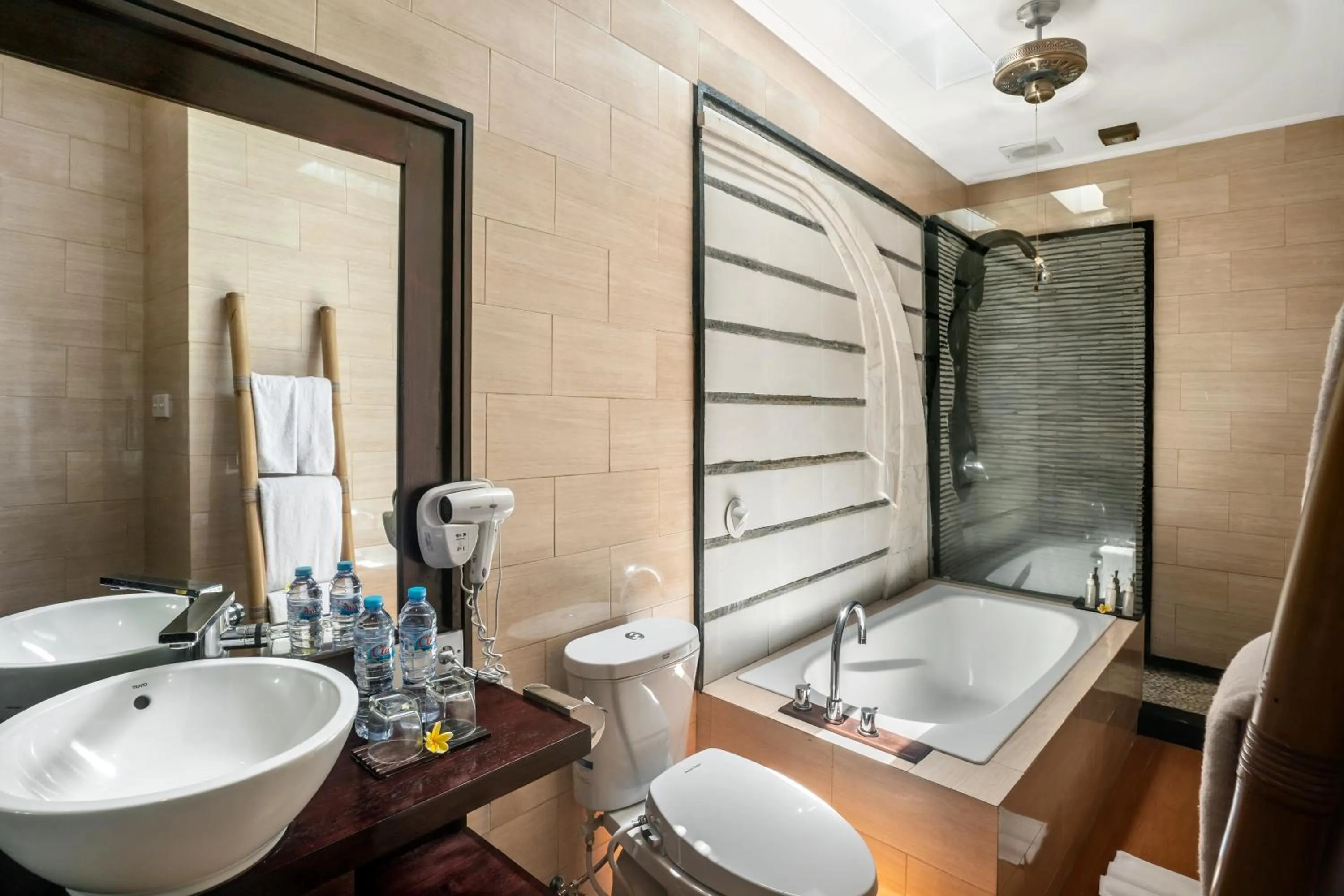 Shower in The Bali Dream Villa Seminyak