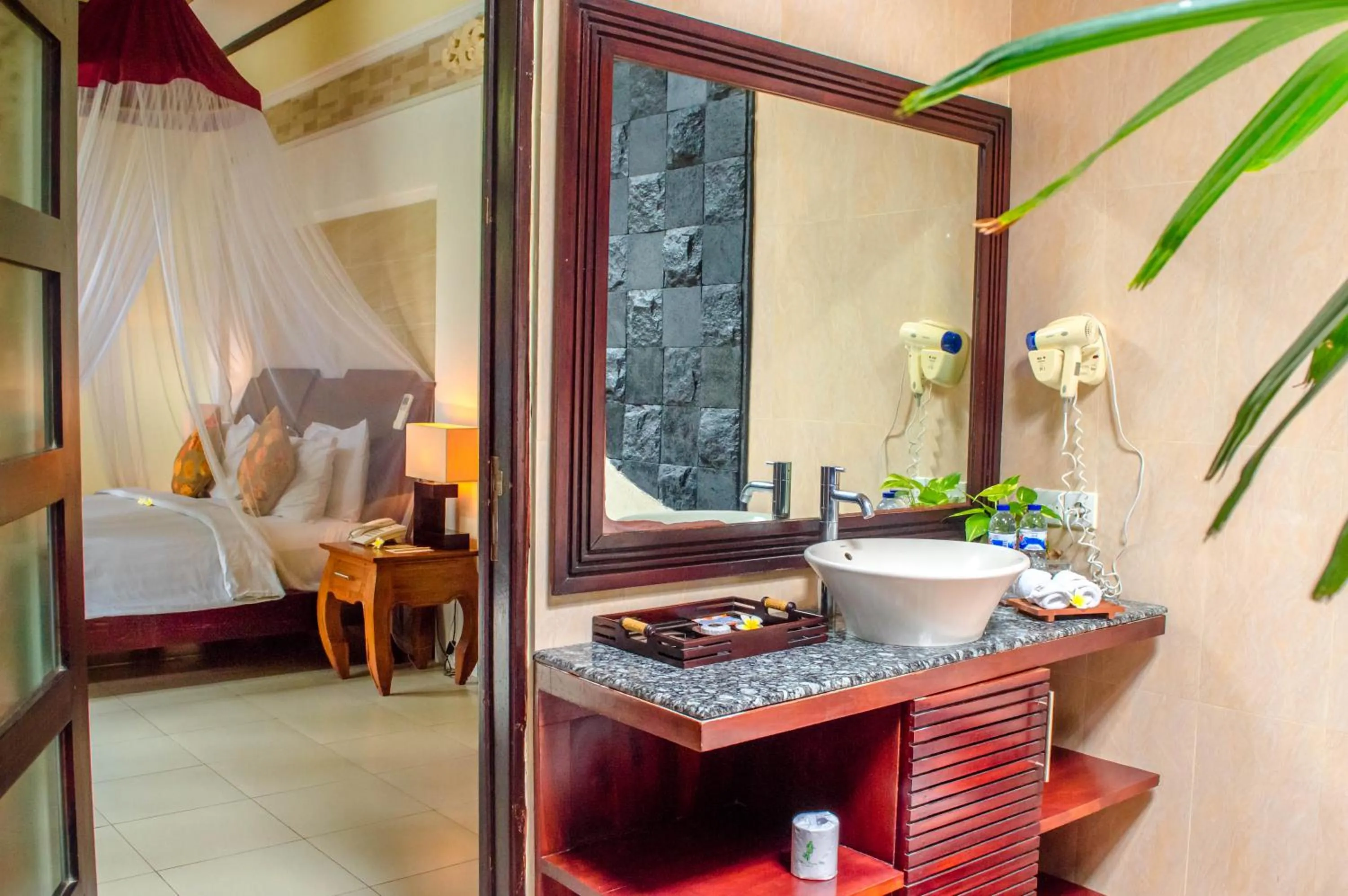 Bathroom, Bed in The Bali Dream Villa Seminyak