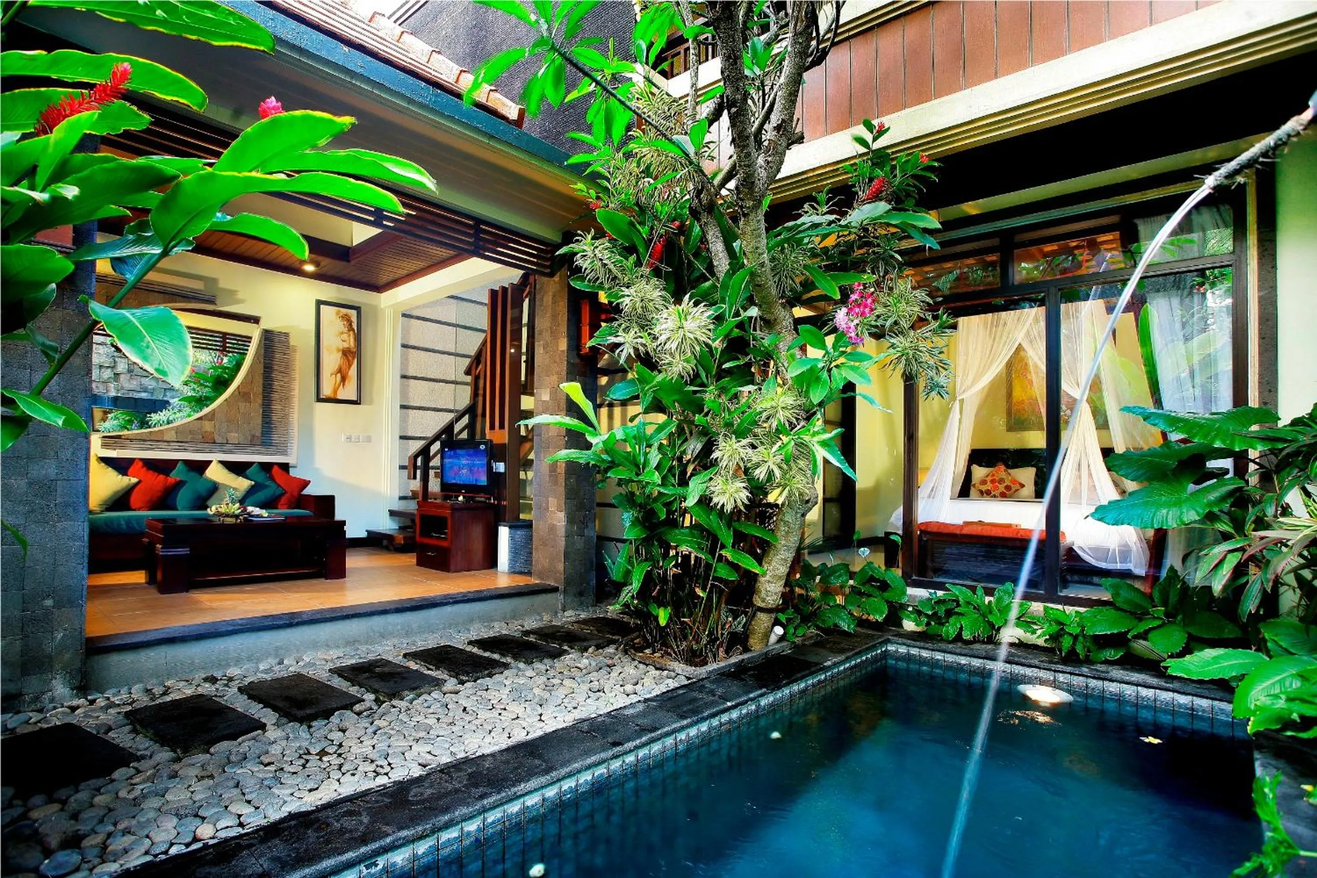 Living room in The Bali Dream Villa Seminyak