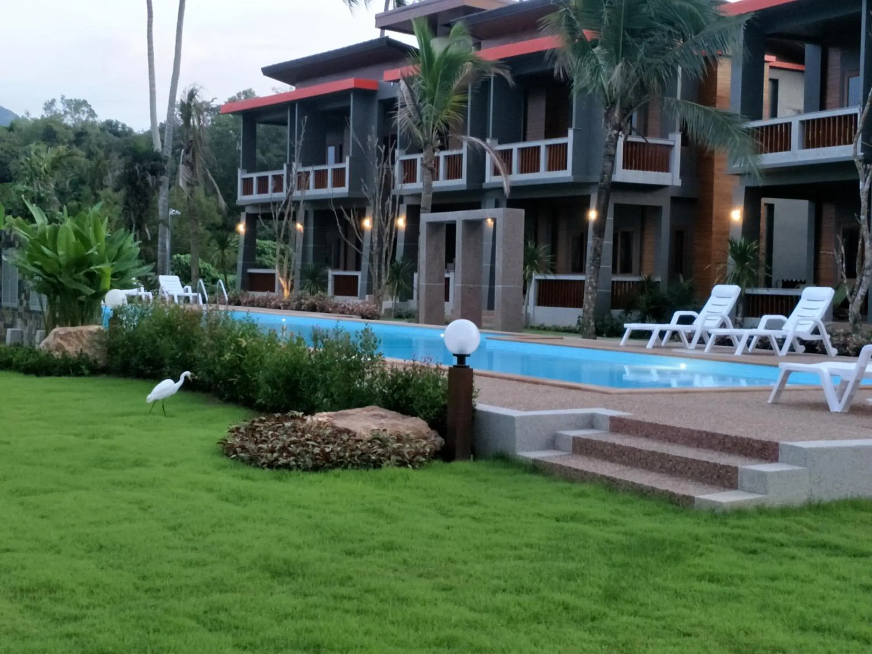 Swimming pool in Lanta Infinity Resort - SHA Extra Plus Swimming pool in Lanta Infinity Resort - SHA Extra Plus