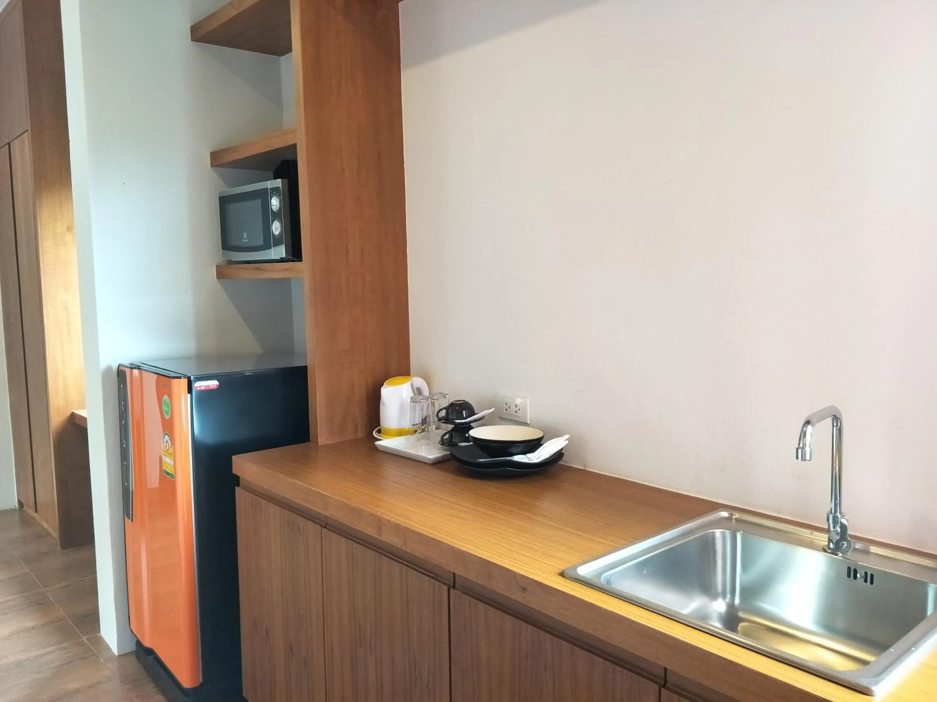 Kitchen or kitchenette in Lanta Infinity Resort - SHA Extra Plus