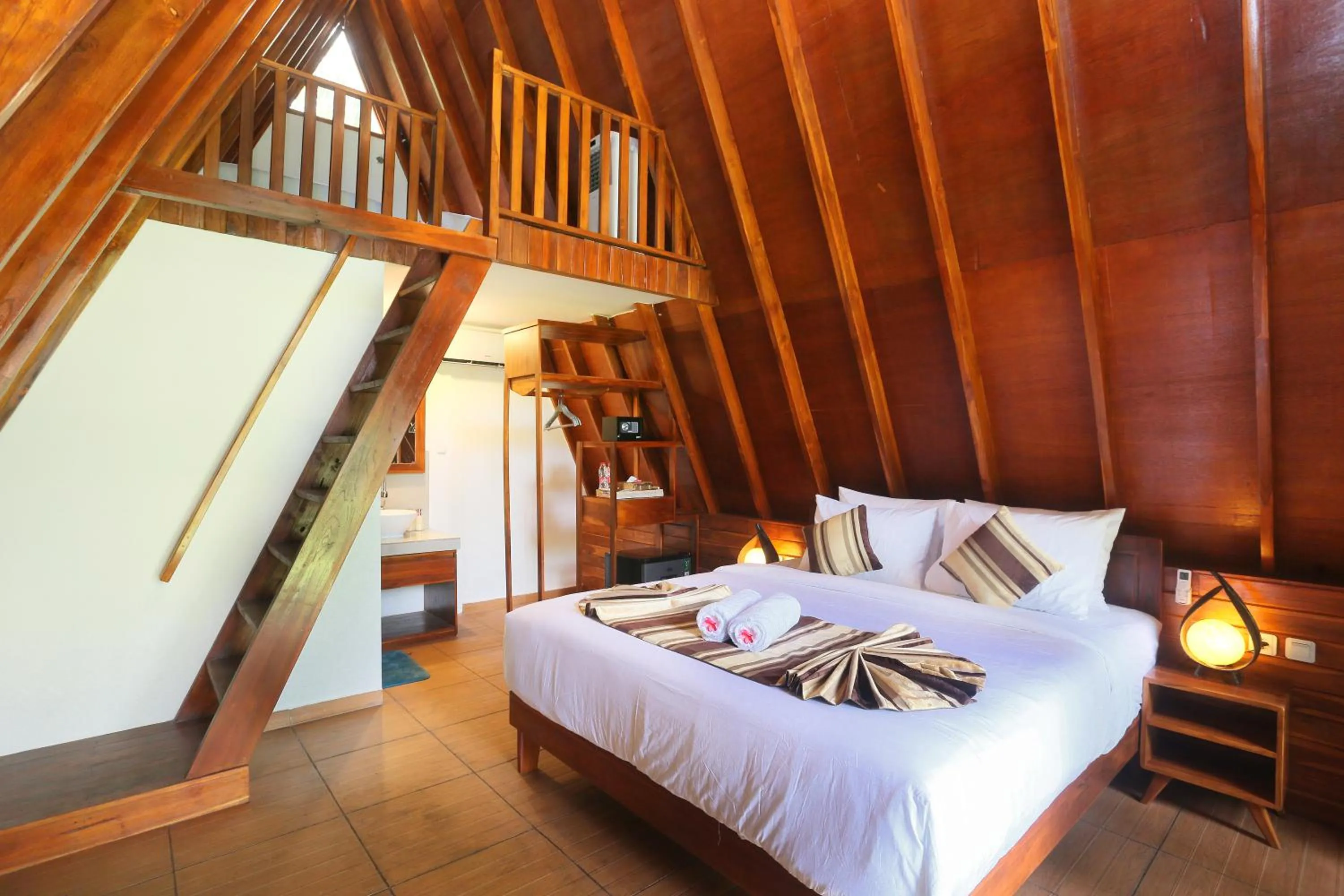 Bed in Dewantara Boutique Villa Resort Bali