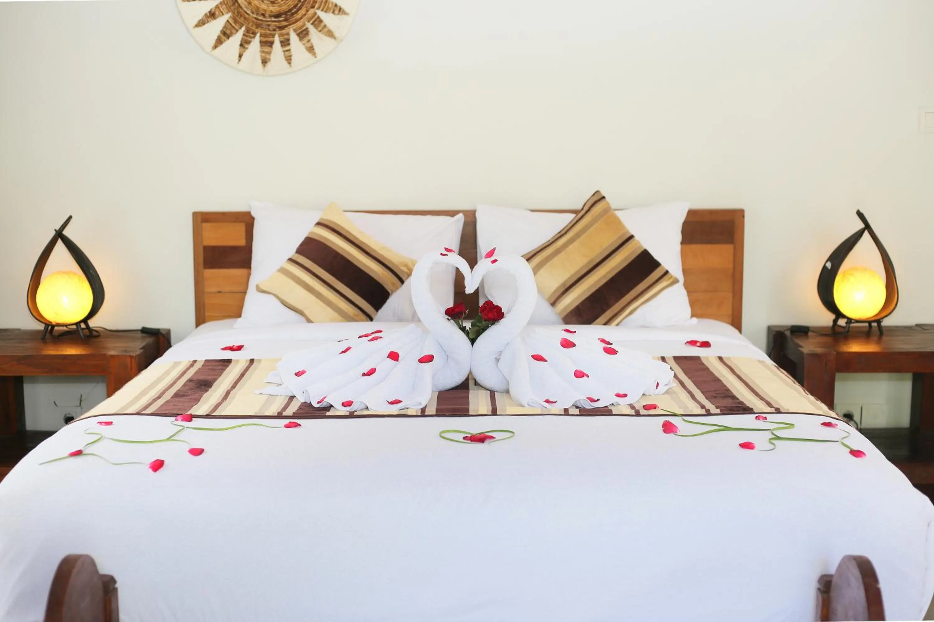 Bed in Dewantara Boutique Villa Resort Bali