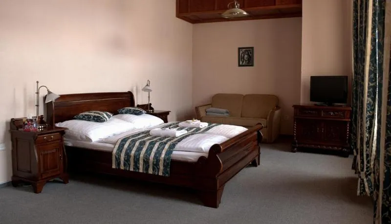 Photo of the whole room, Bed in Hotel na Kafkové