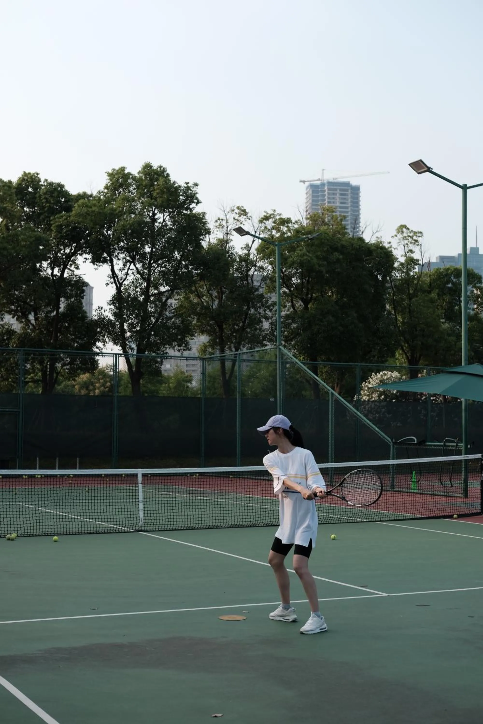 Tennis court in Le Meridien Suzhou, Suzhou Bay