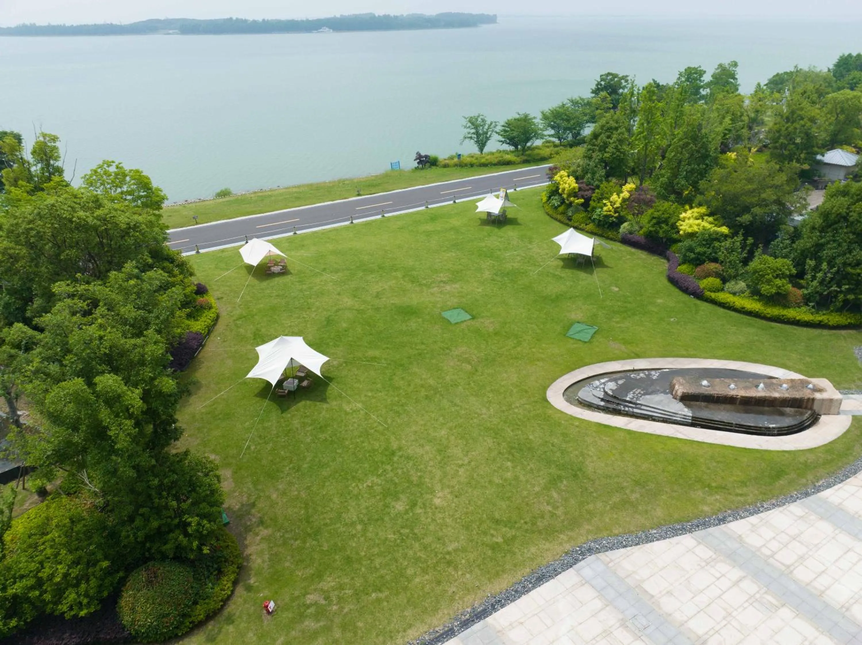 Inner courtyard view in Le Meridien Suzhou, Suzhou Bay
