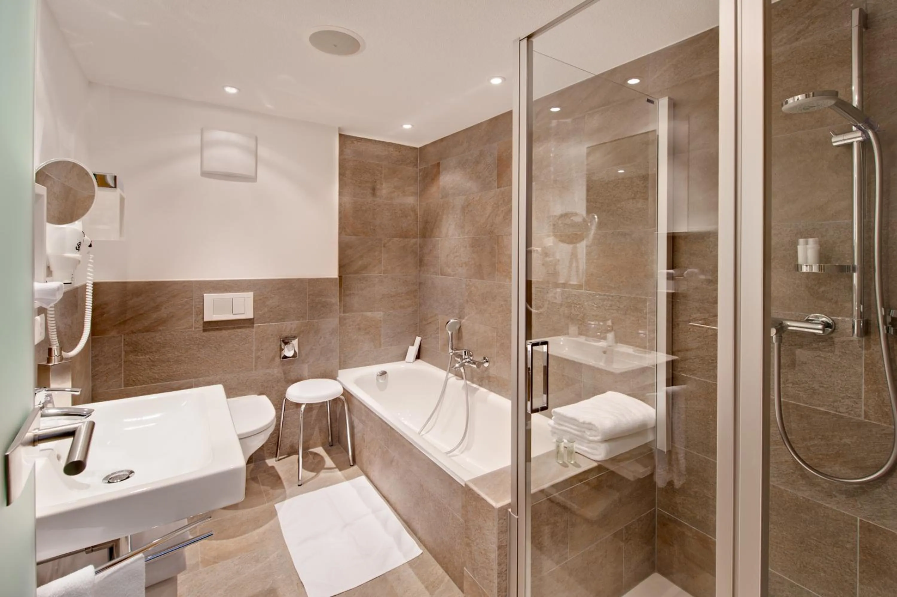 Bathroom in Hotel Aristella Swissflair