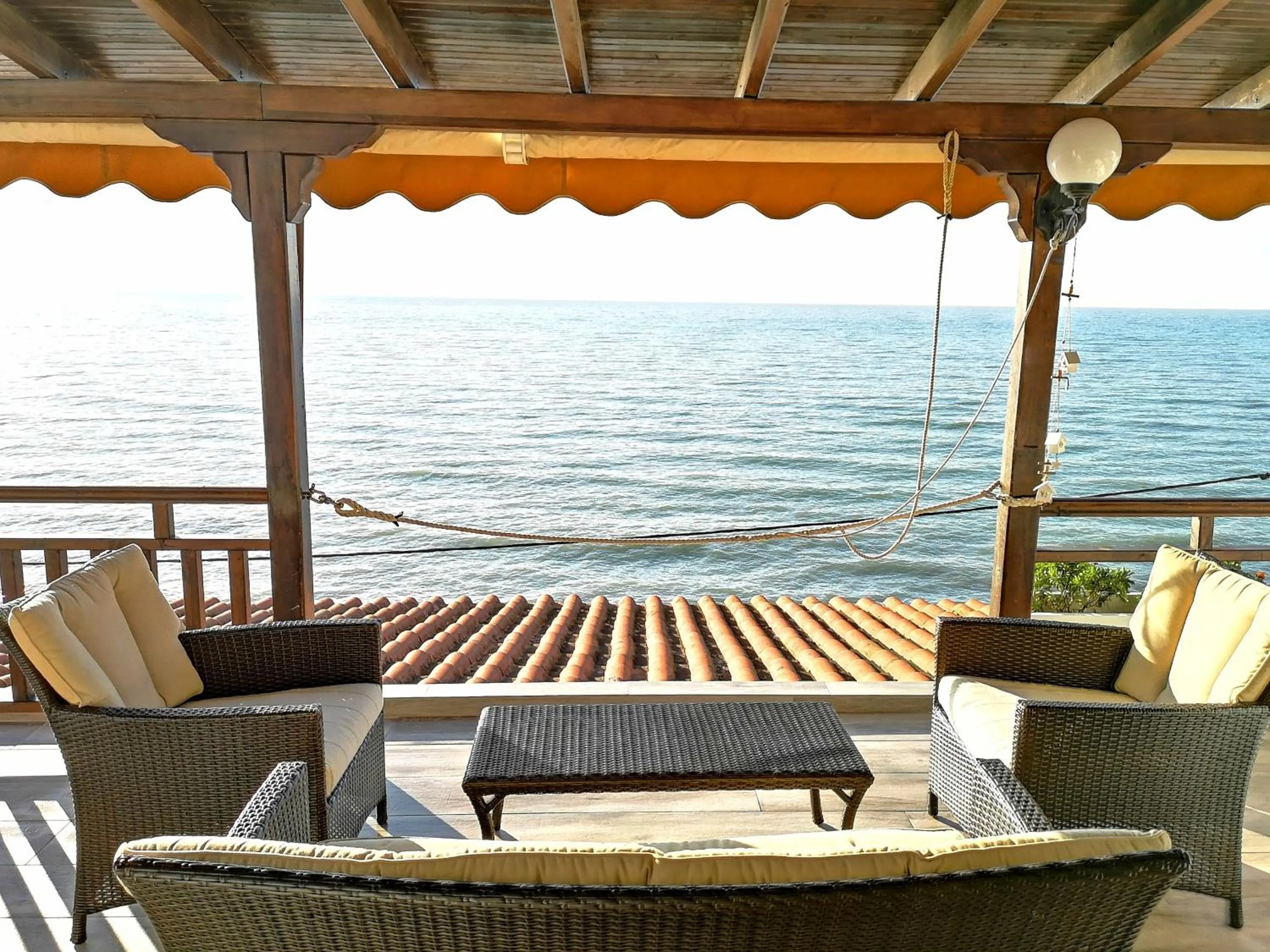 Balcony/Terrace in Acrogiali Sunshine